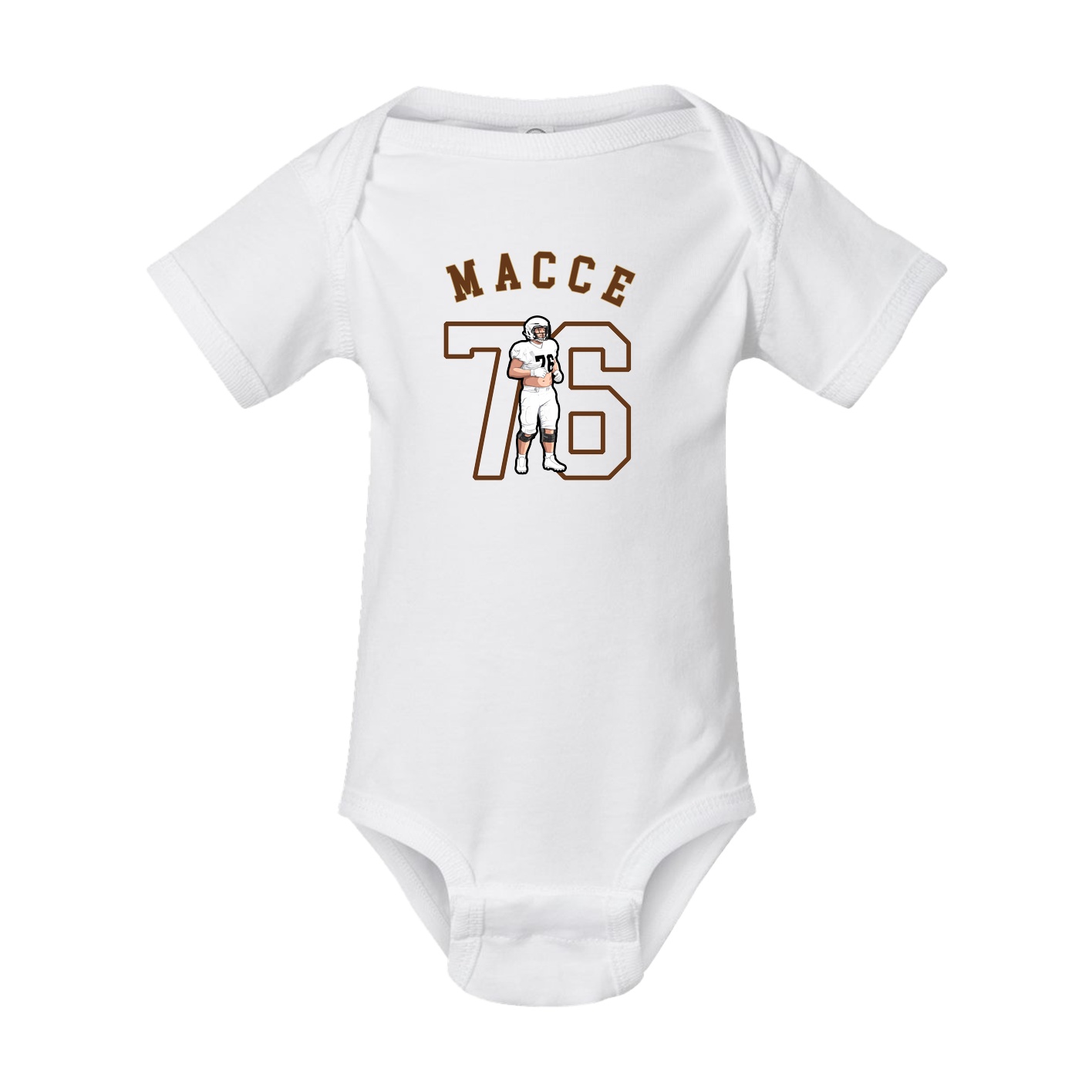 Baby Onesie — Shirsey Arch in White