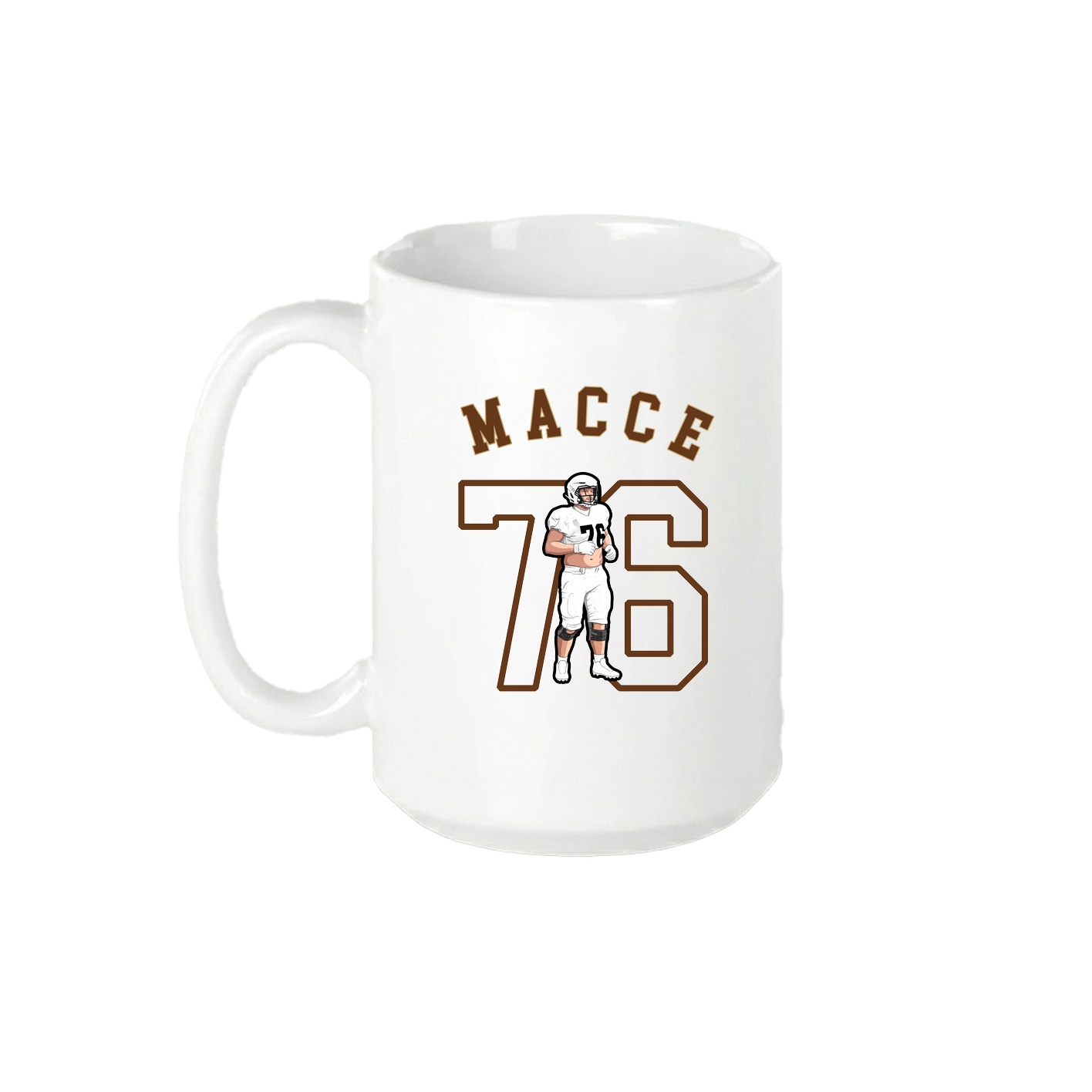 15oz Coffee Mug — Shirsey Arch in White