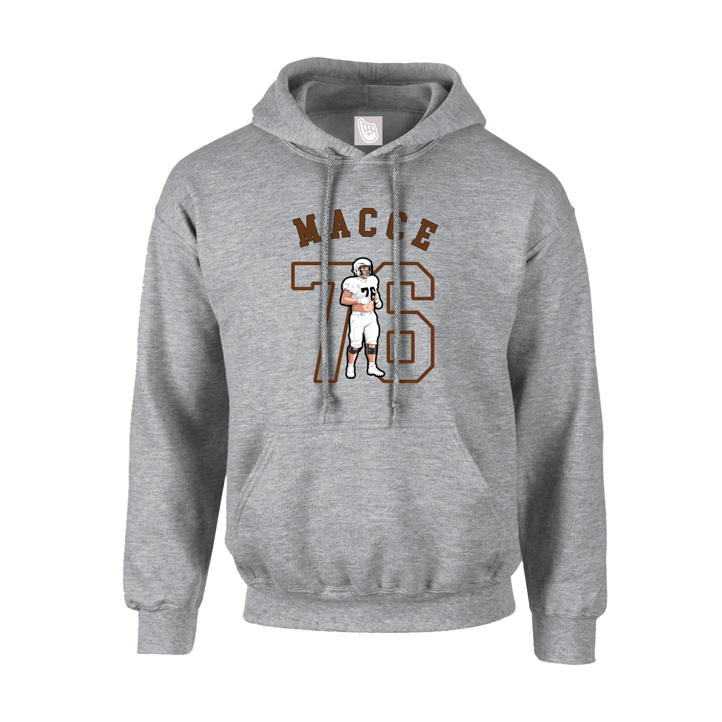 Youth Hoodie — Shirsey Arch in Grey