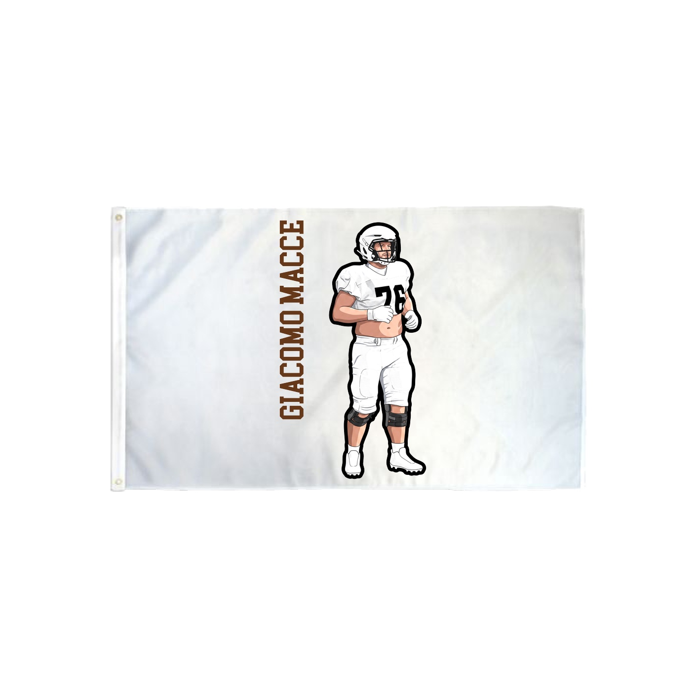 3x5 Flag — Name Vertical in Classic