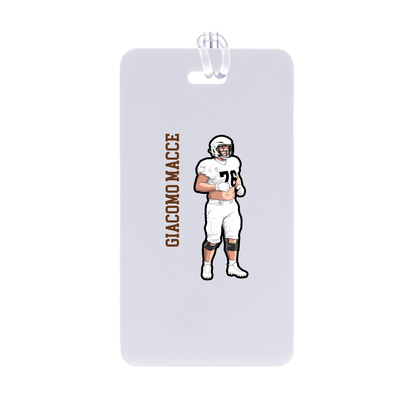 Bag Tag — Name Vertical in Classic