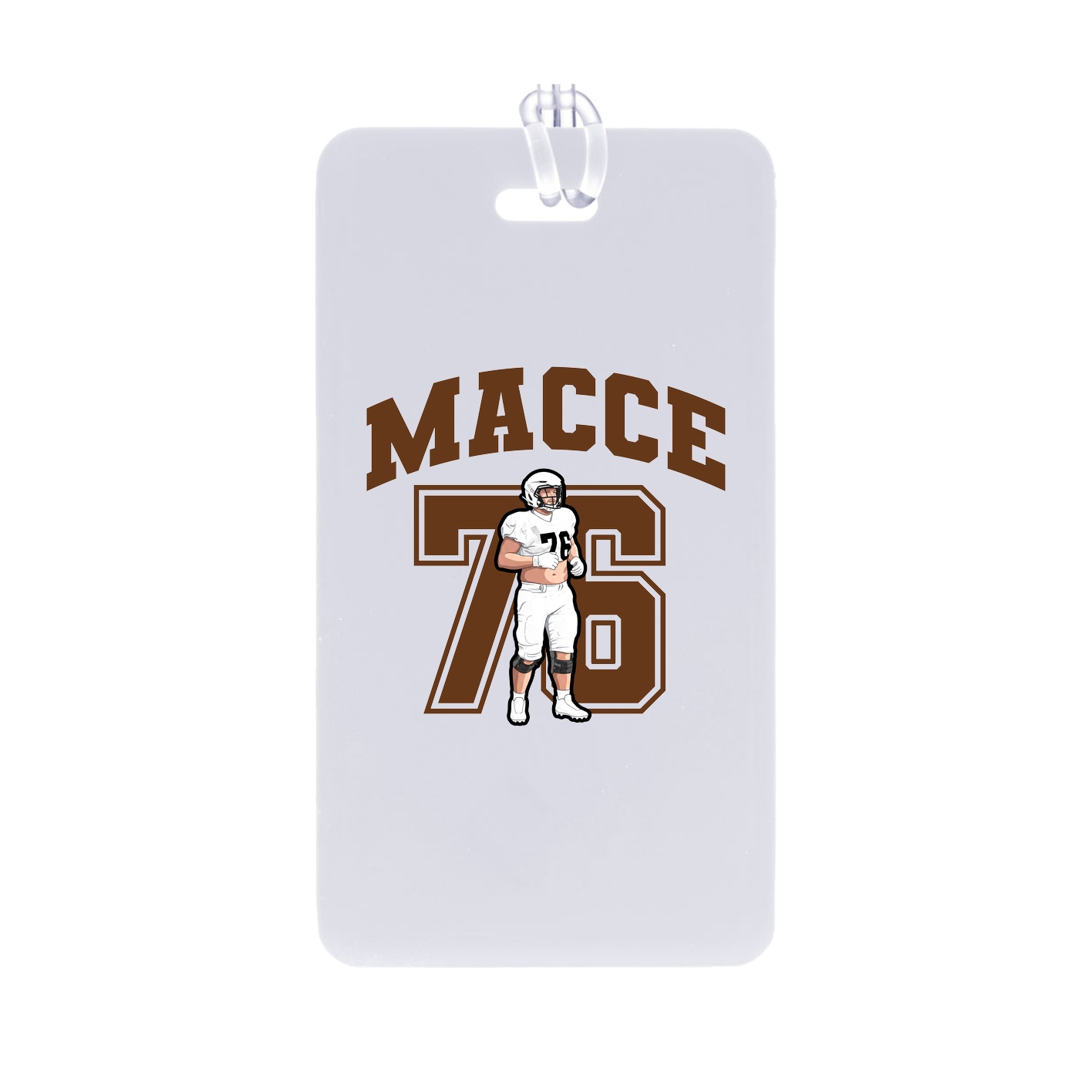 Bag Tag — Number in Classic
