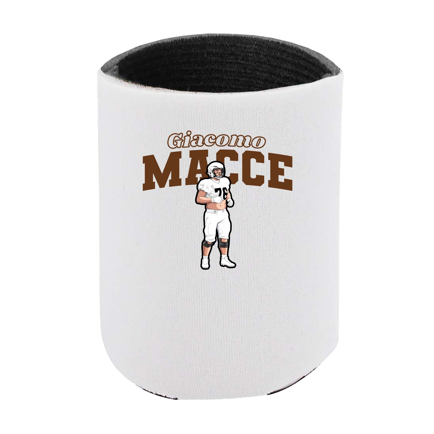Can Holder — Name Arch in White