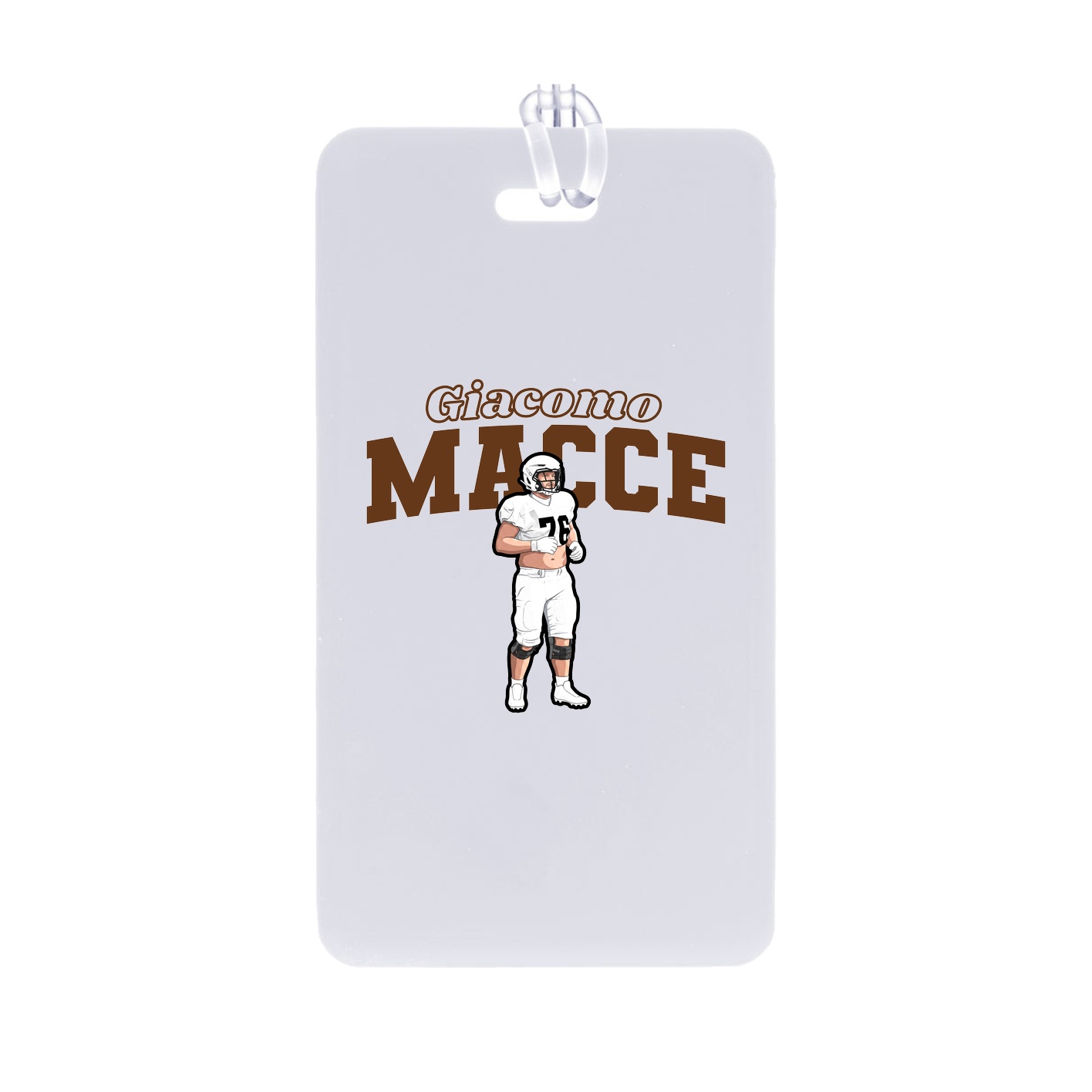 Bag Tag — Name Arch in Classic