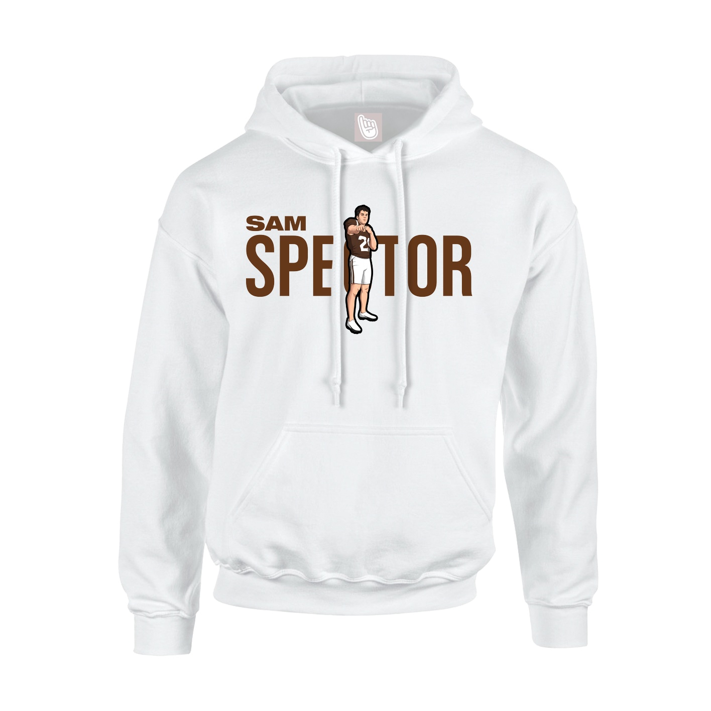 Hoodie — Player Name in White