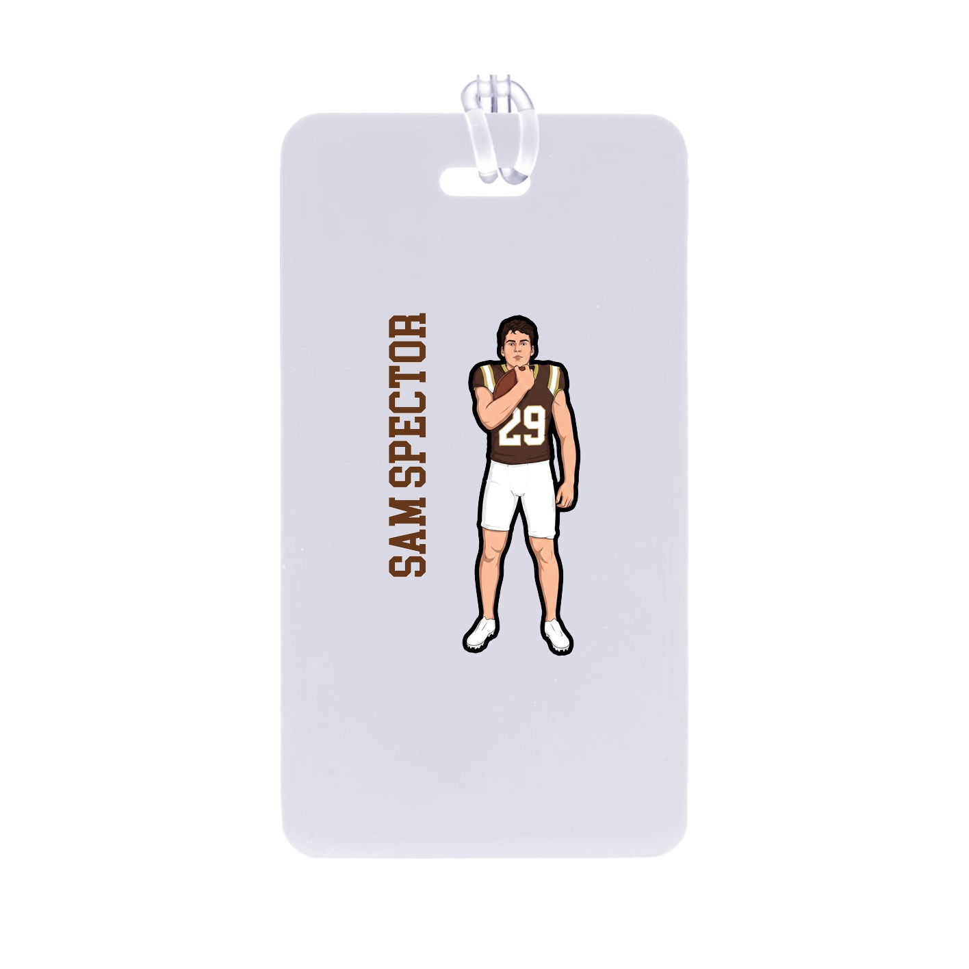 Bag Tag — Name Vertical in Classic