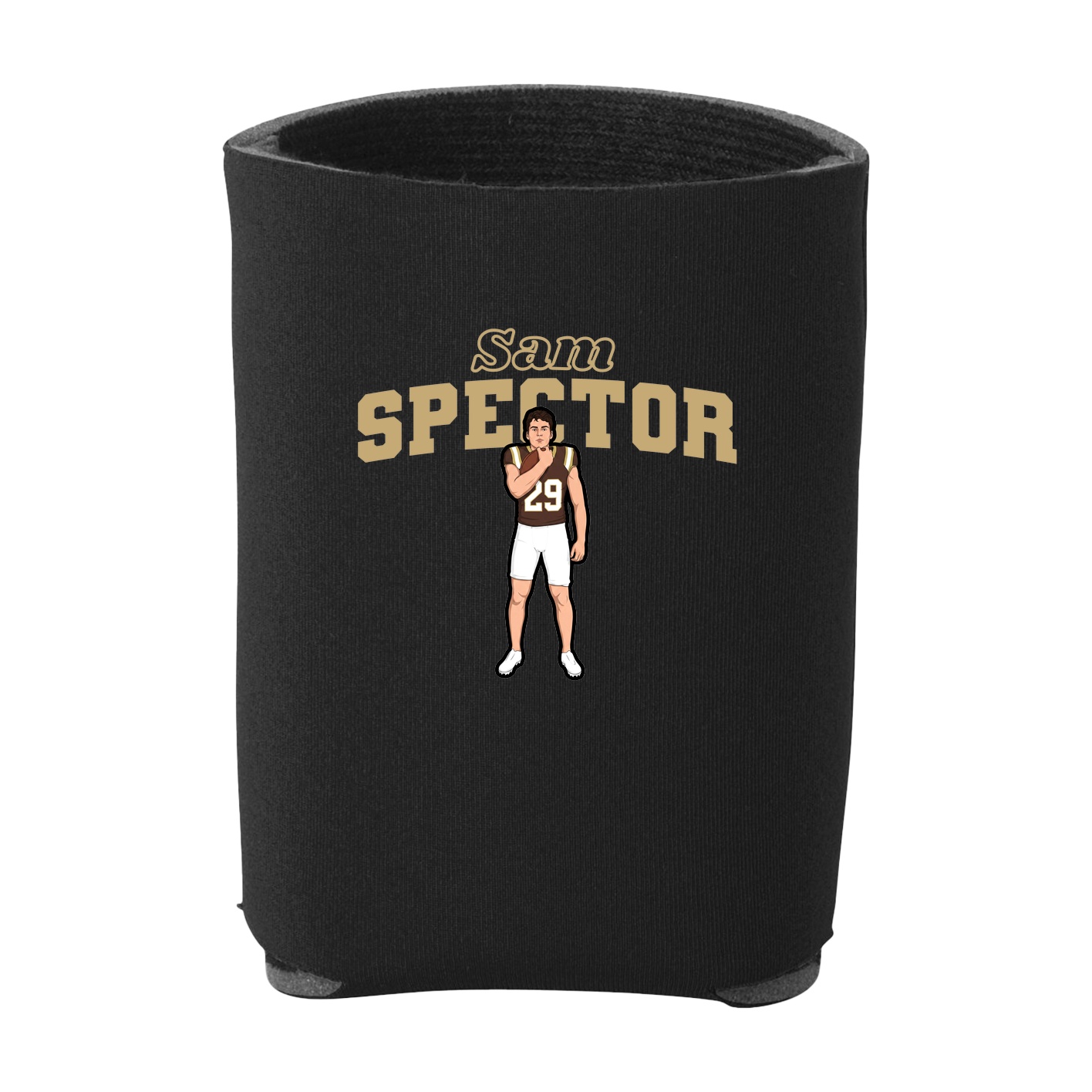 Can Holder — Name Arch in Black