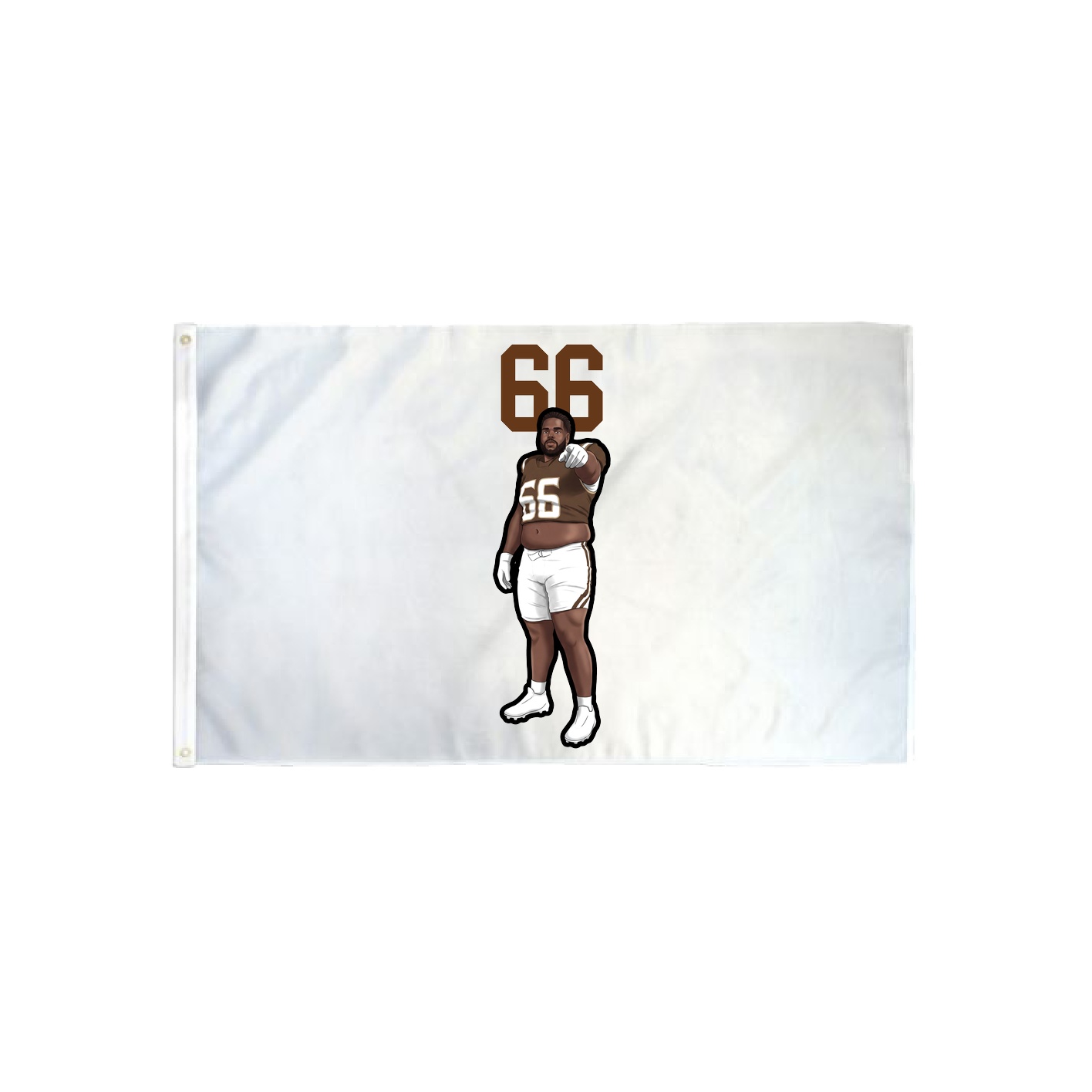 3x5 Flag — Number Top in Classic