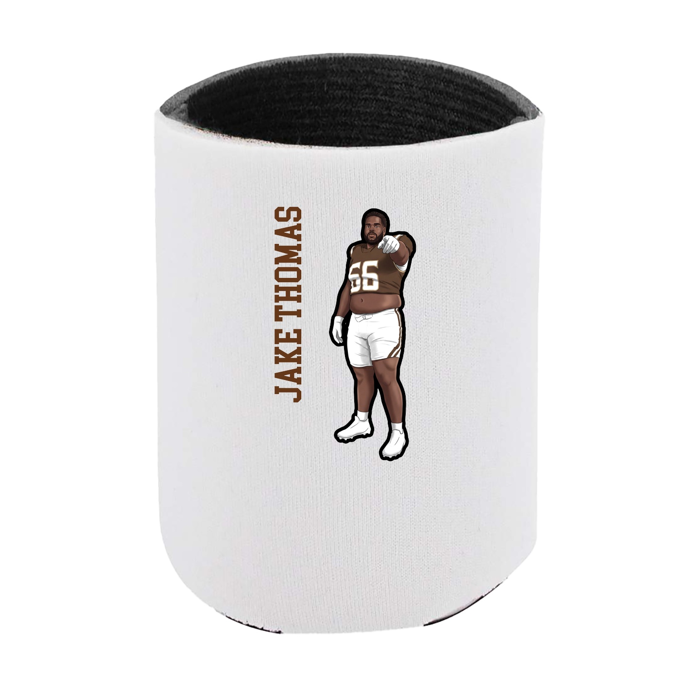 Can Holder — Name Vertical in White