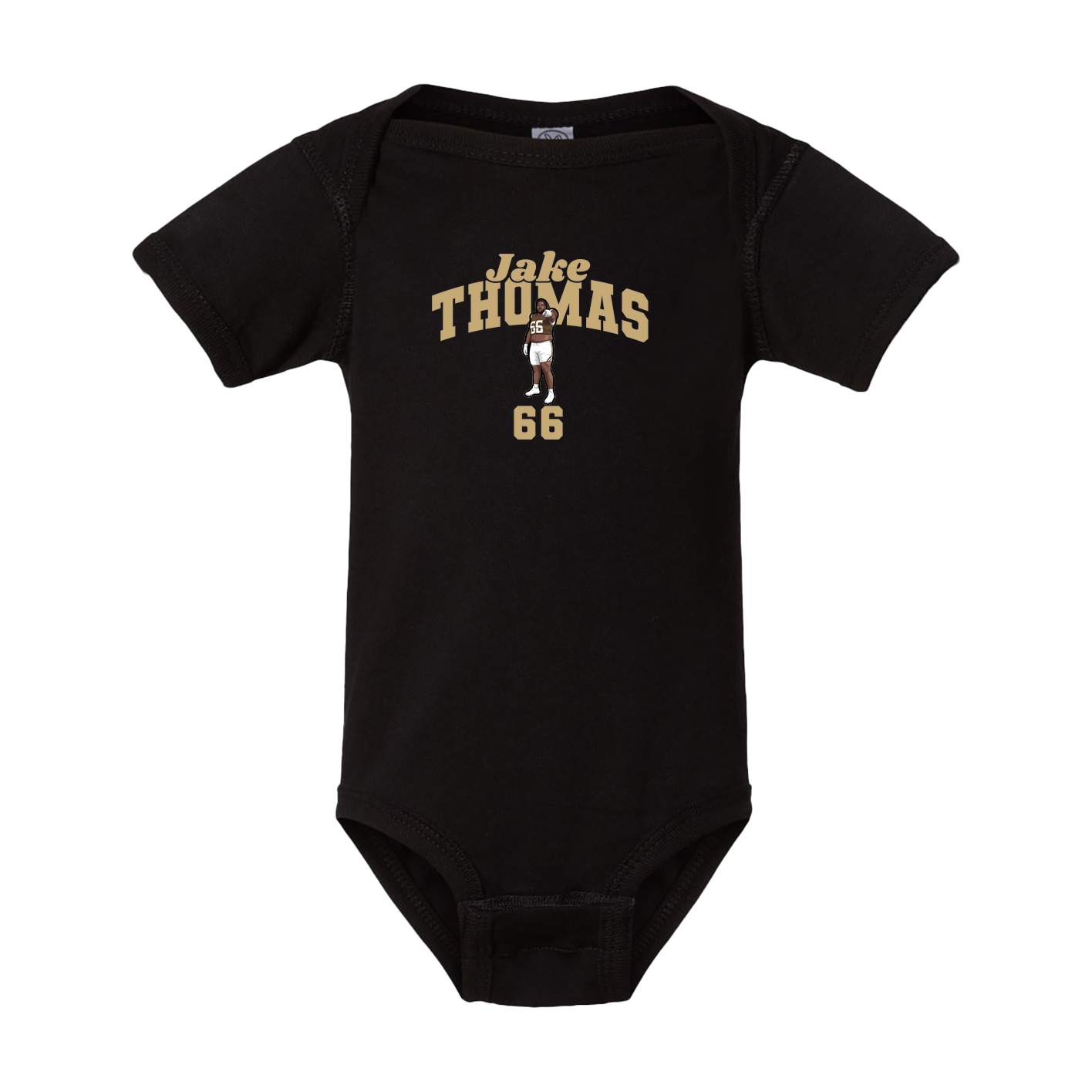 Baby Onesie — Signature Arch in Black