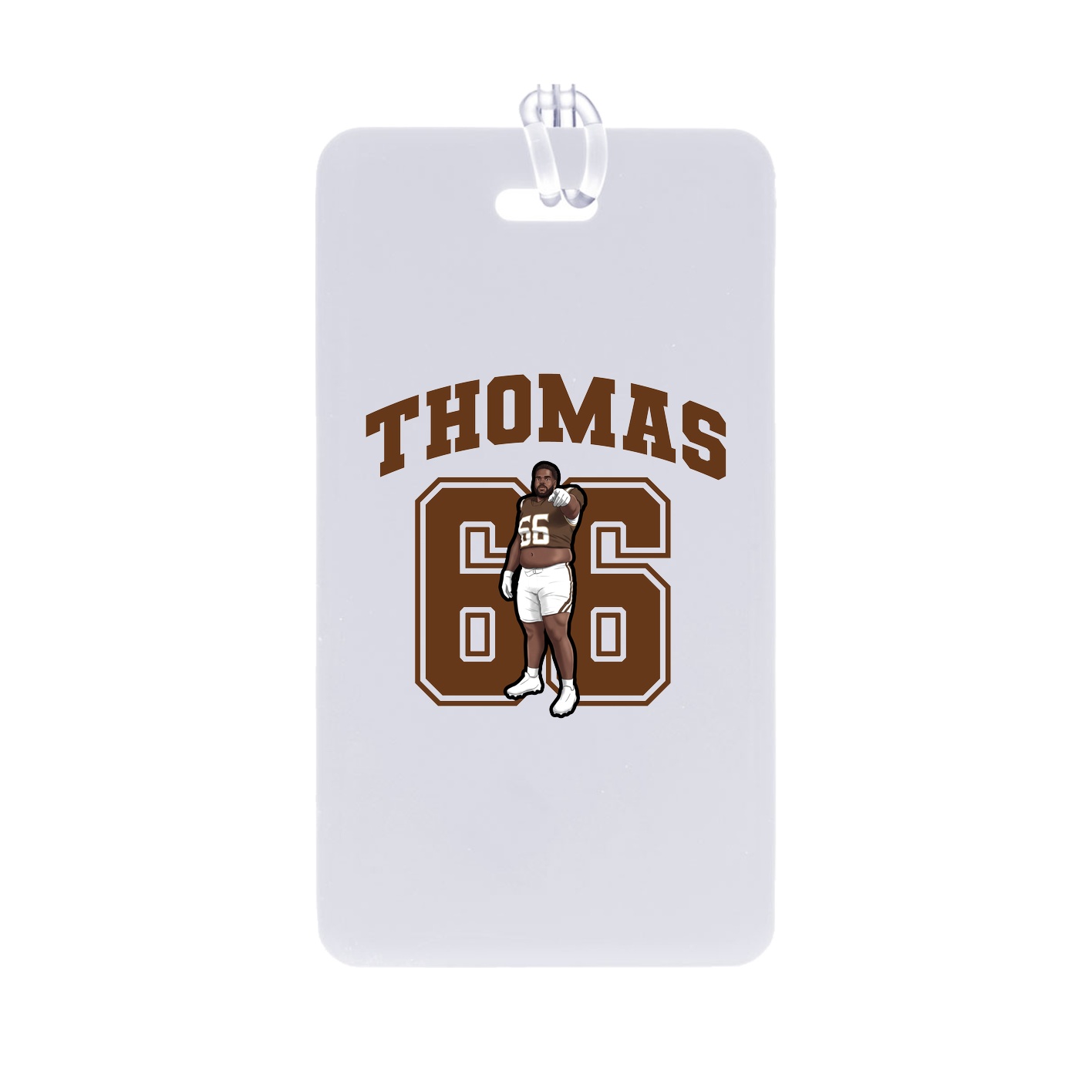 Bag Tag — Number in Classic