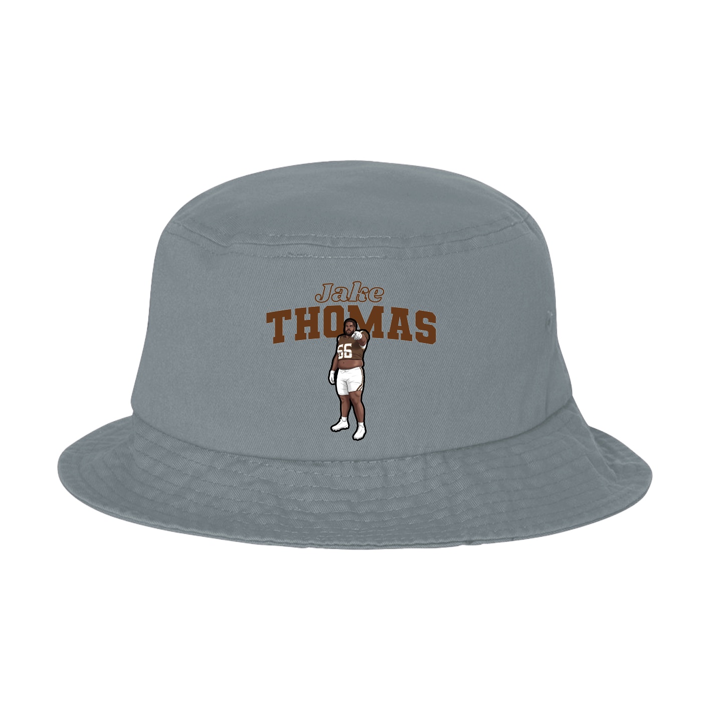 Bucket Cap — Name Arch in Grey