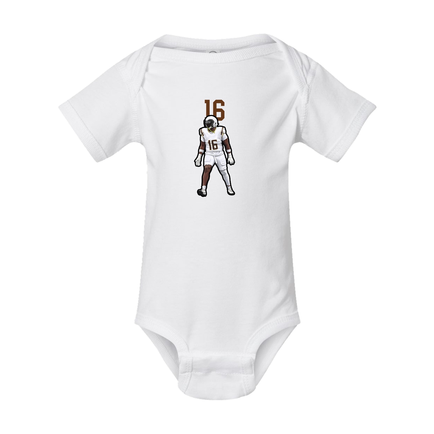 Baby Onesie — Number Top in White
