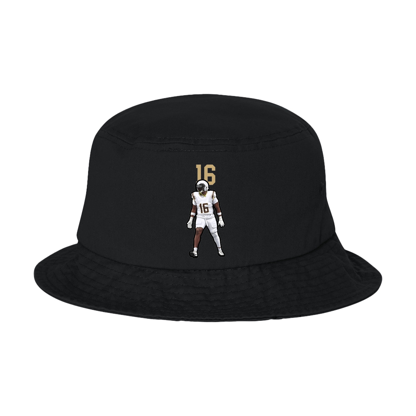 Bucket Cap — Number Top in Black