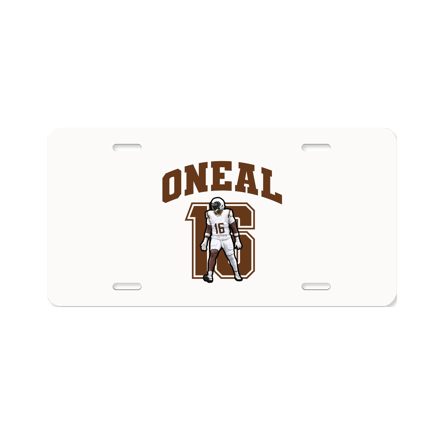 License Plate — Number in Classic