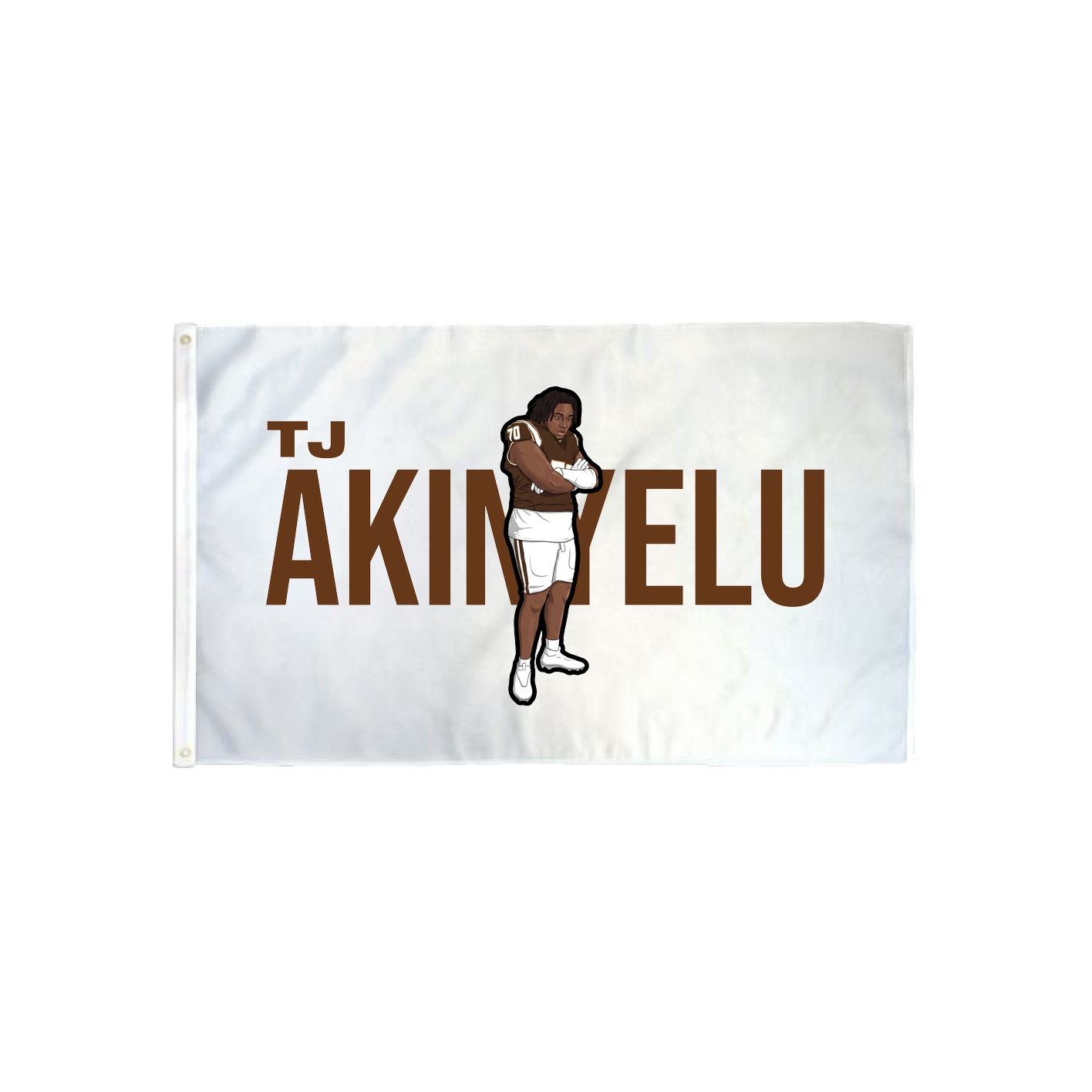 3x5 Flag — Player Name in Classic