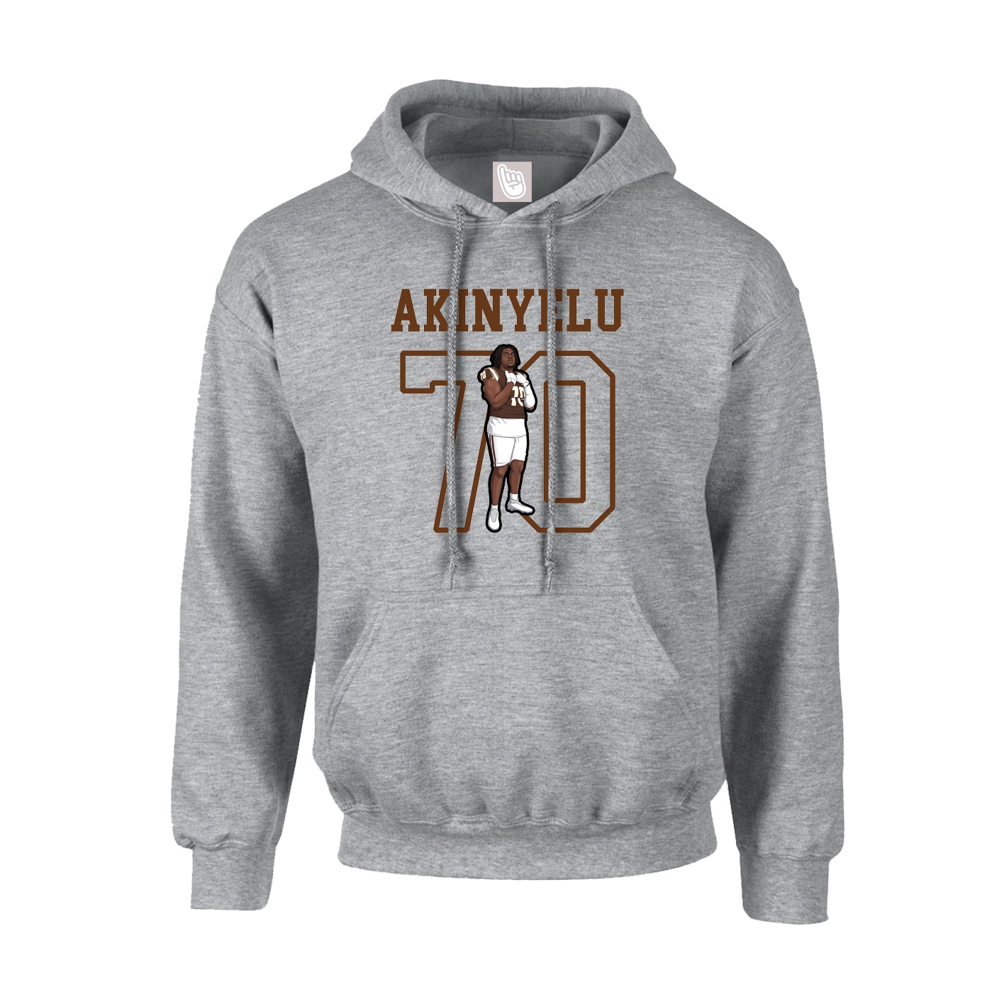 Hoodie — Shirsey in Grey