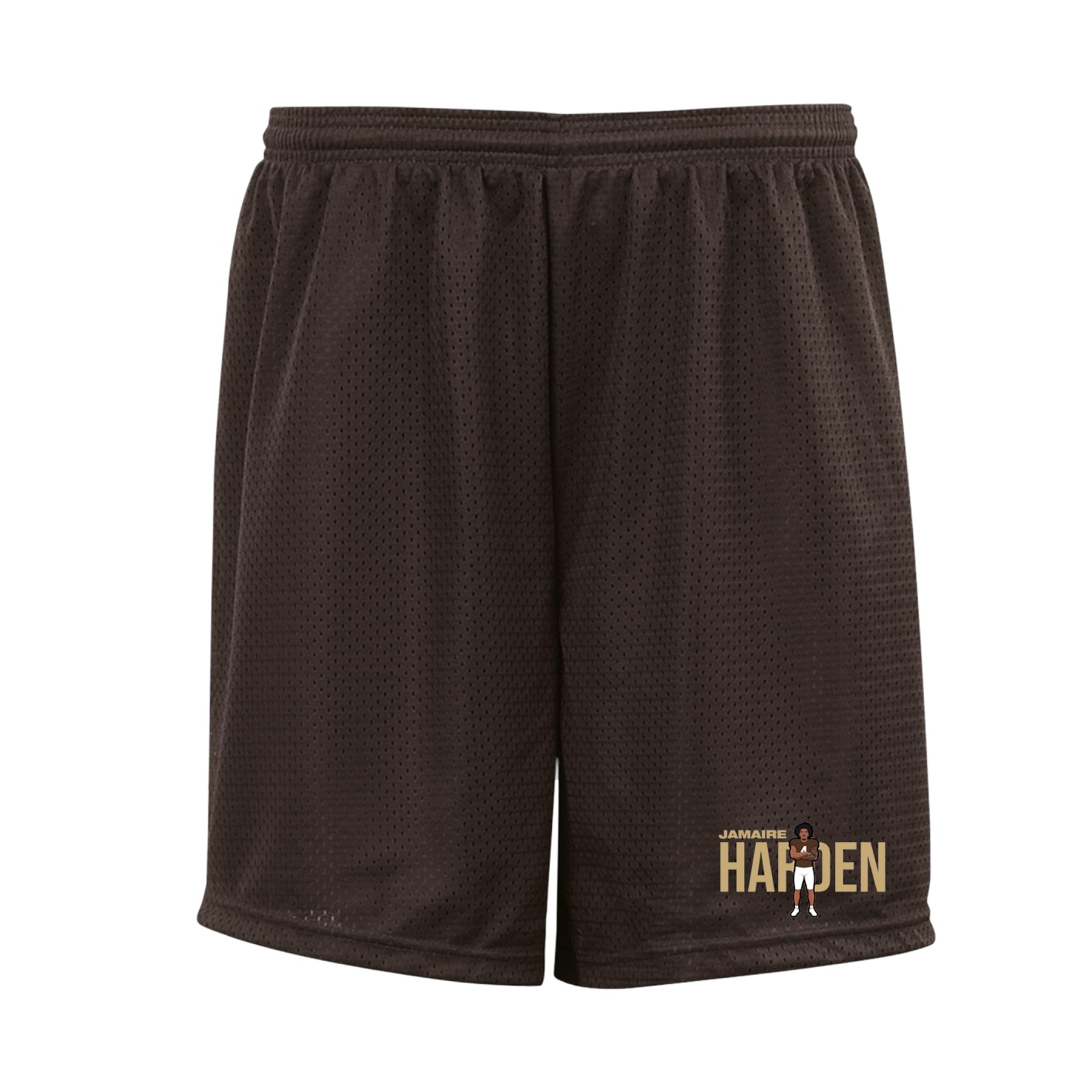 Shorts — Player Name in Brown