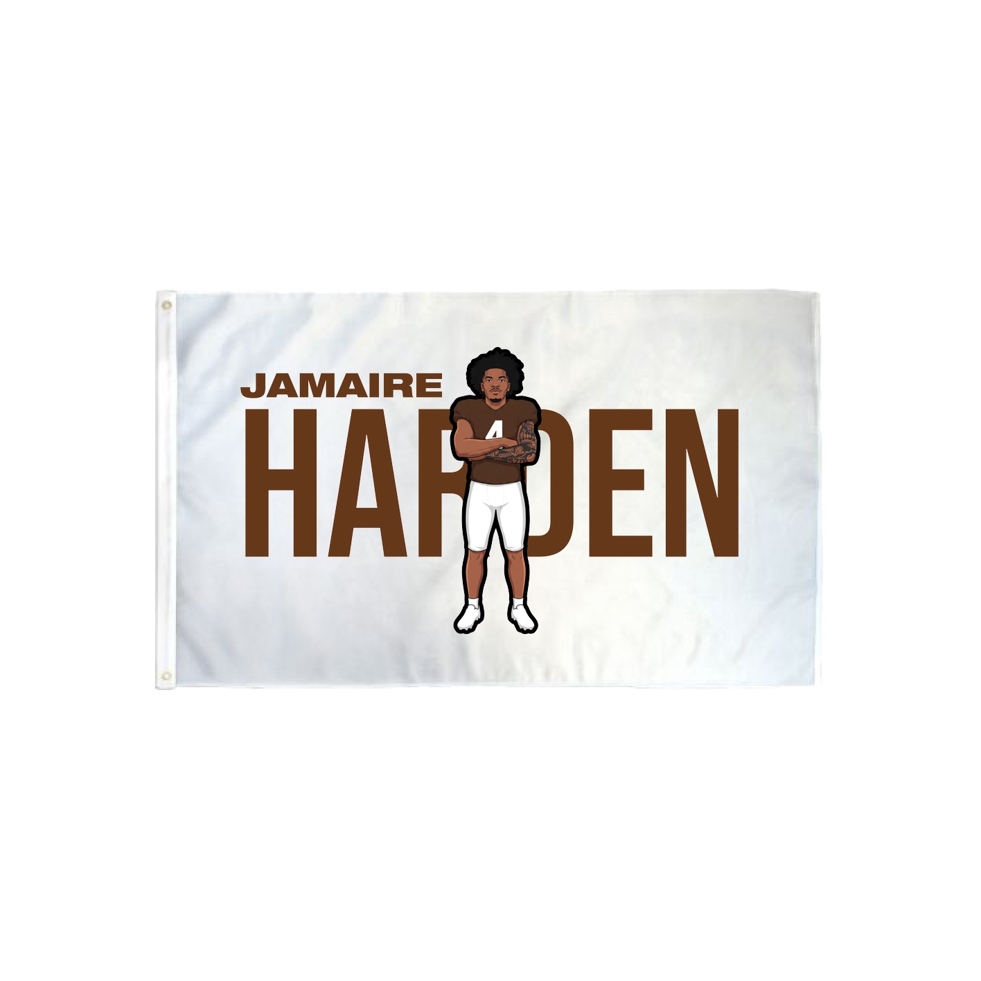 3x5 Flag — Player Name in Classic