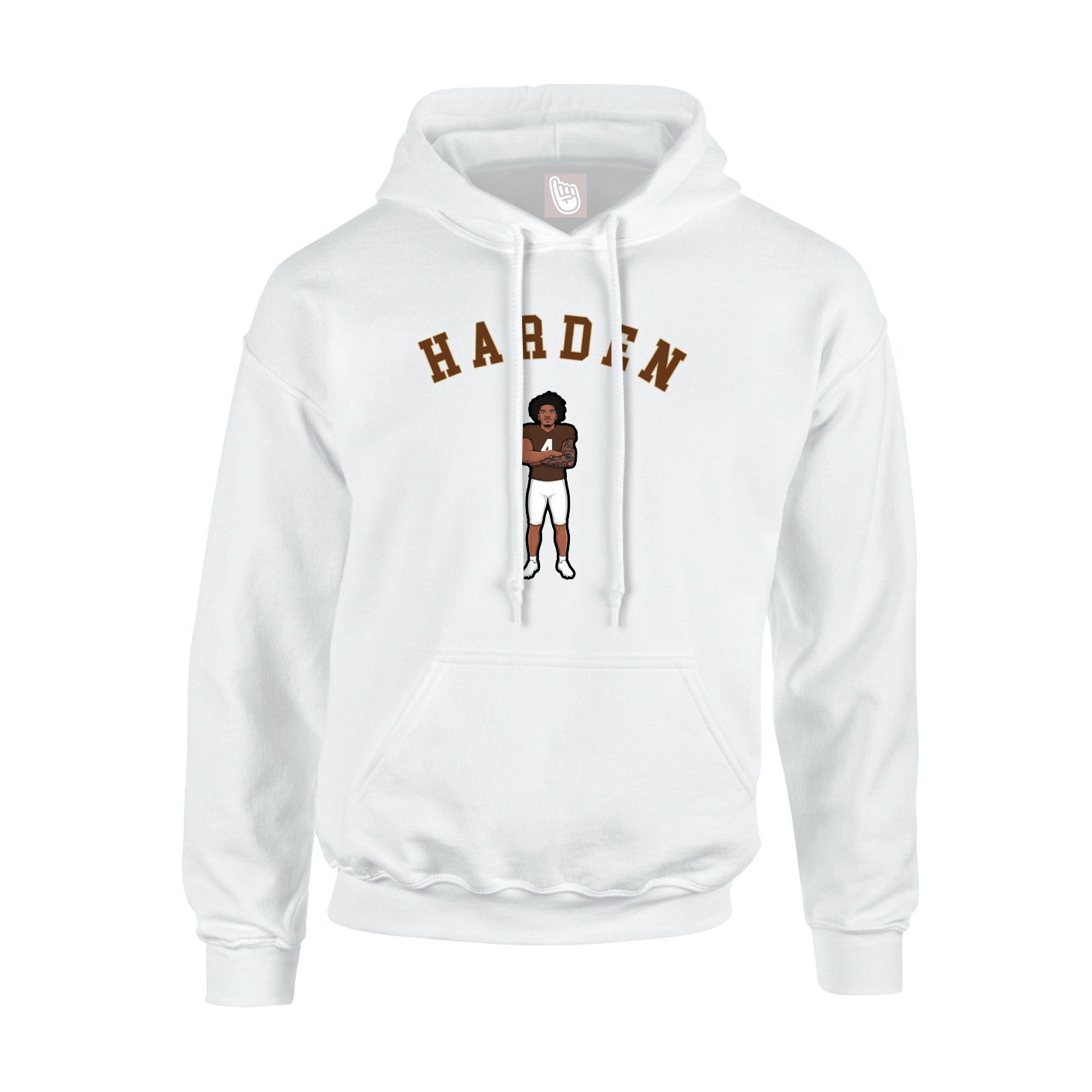 Youth Hoodie — Shirsey Arch in White