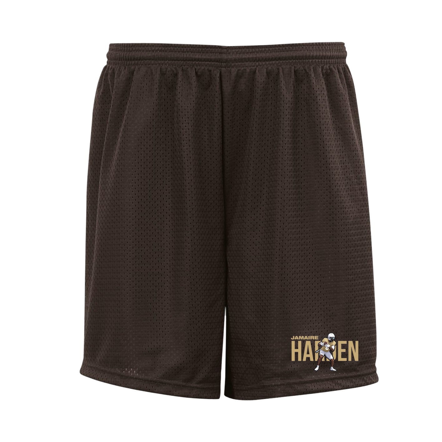 Shorts — Player Name in Brown