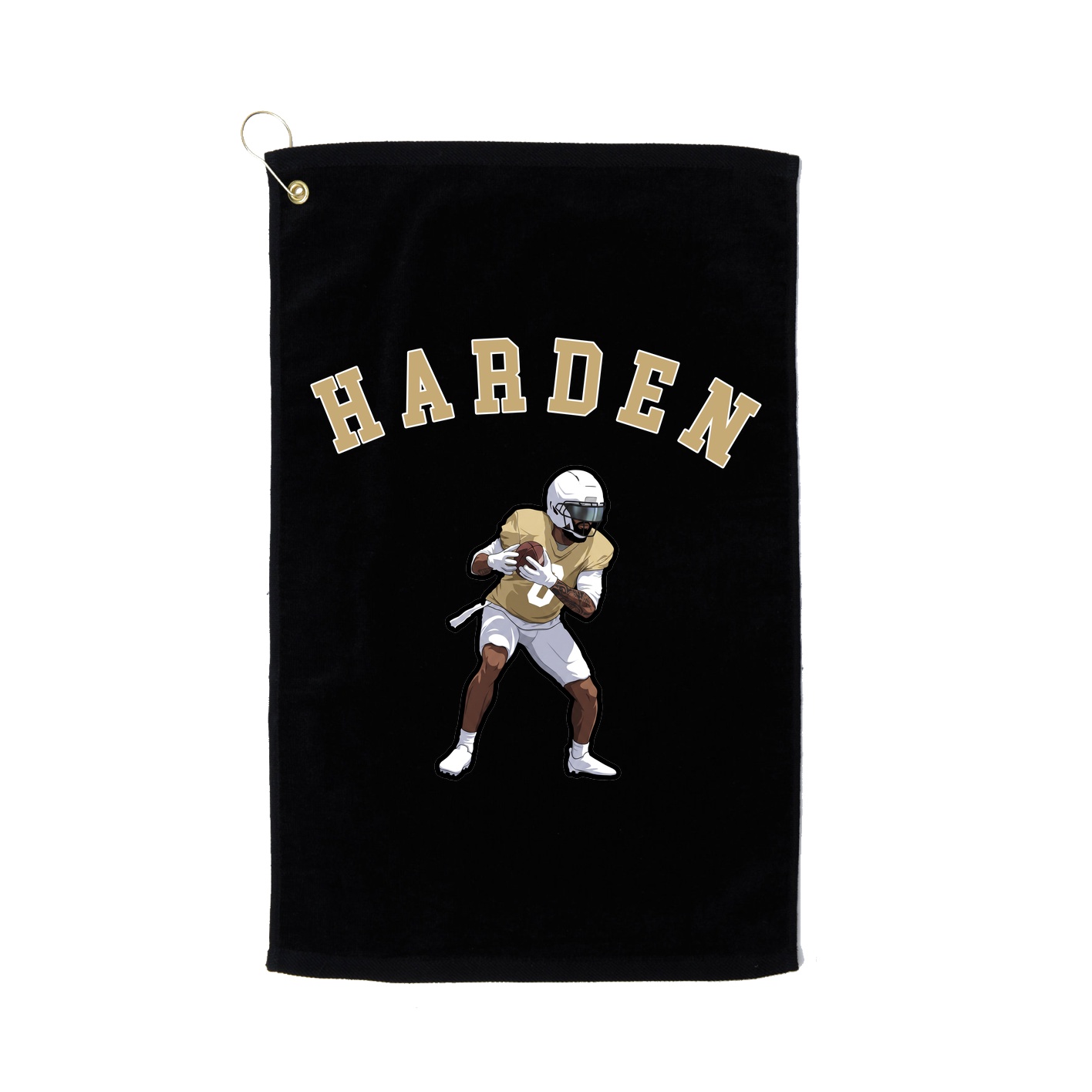 Golf Towel — Shirsey Arch in Black
