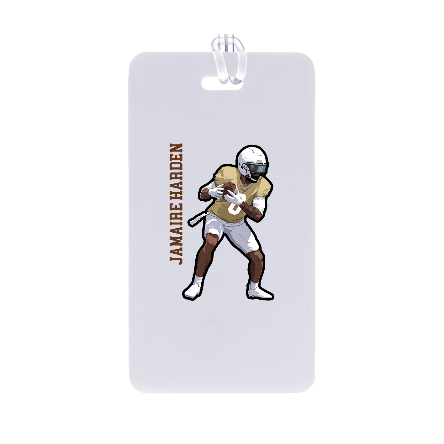 Bag Tag — Name Vertical in Classic