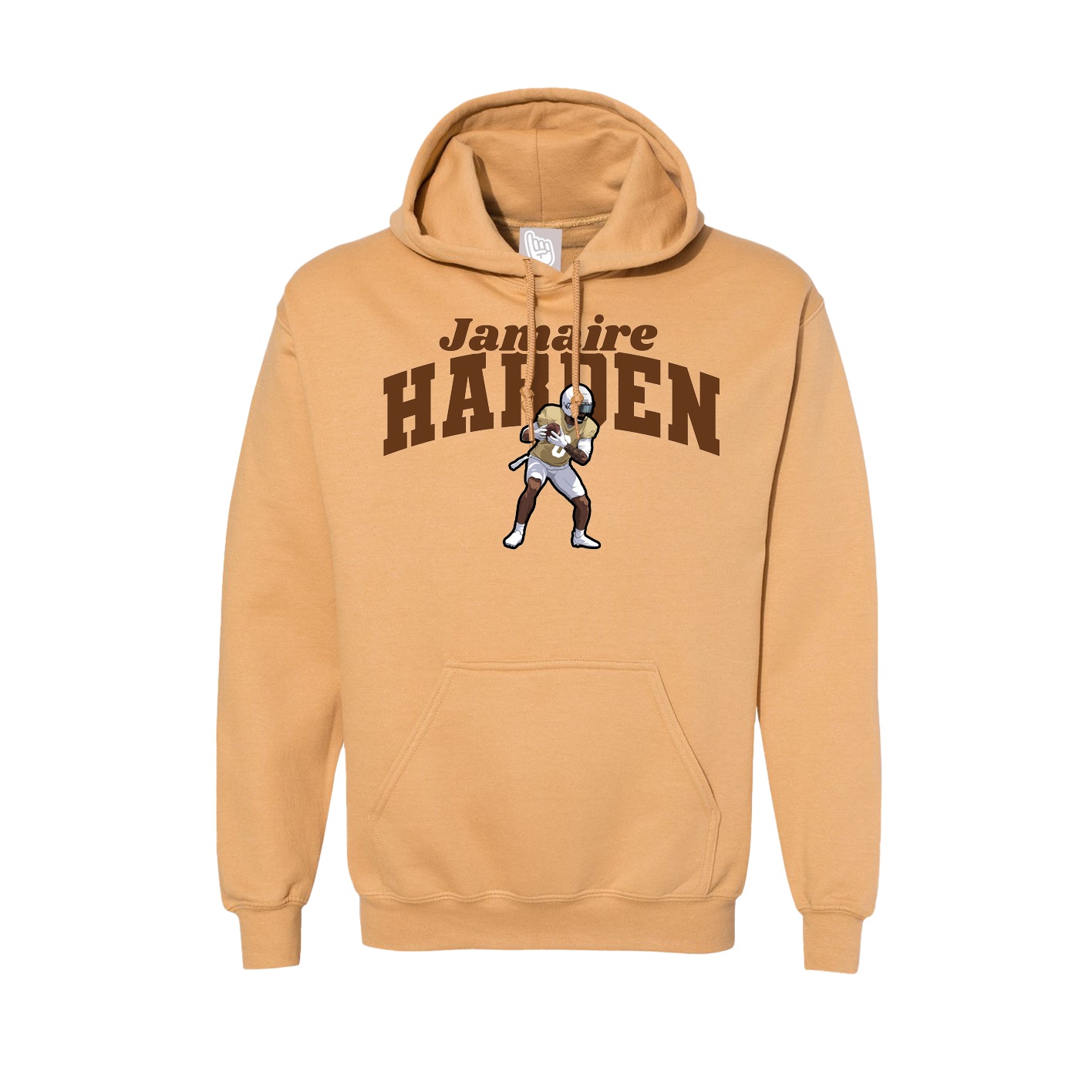 Hoodie — Signature Arch in Vegas Gold