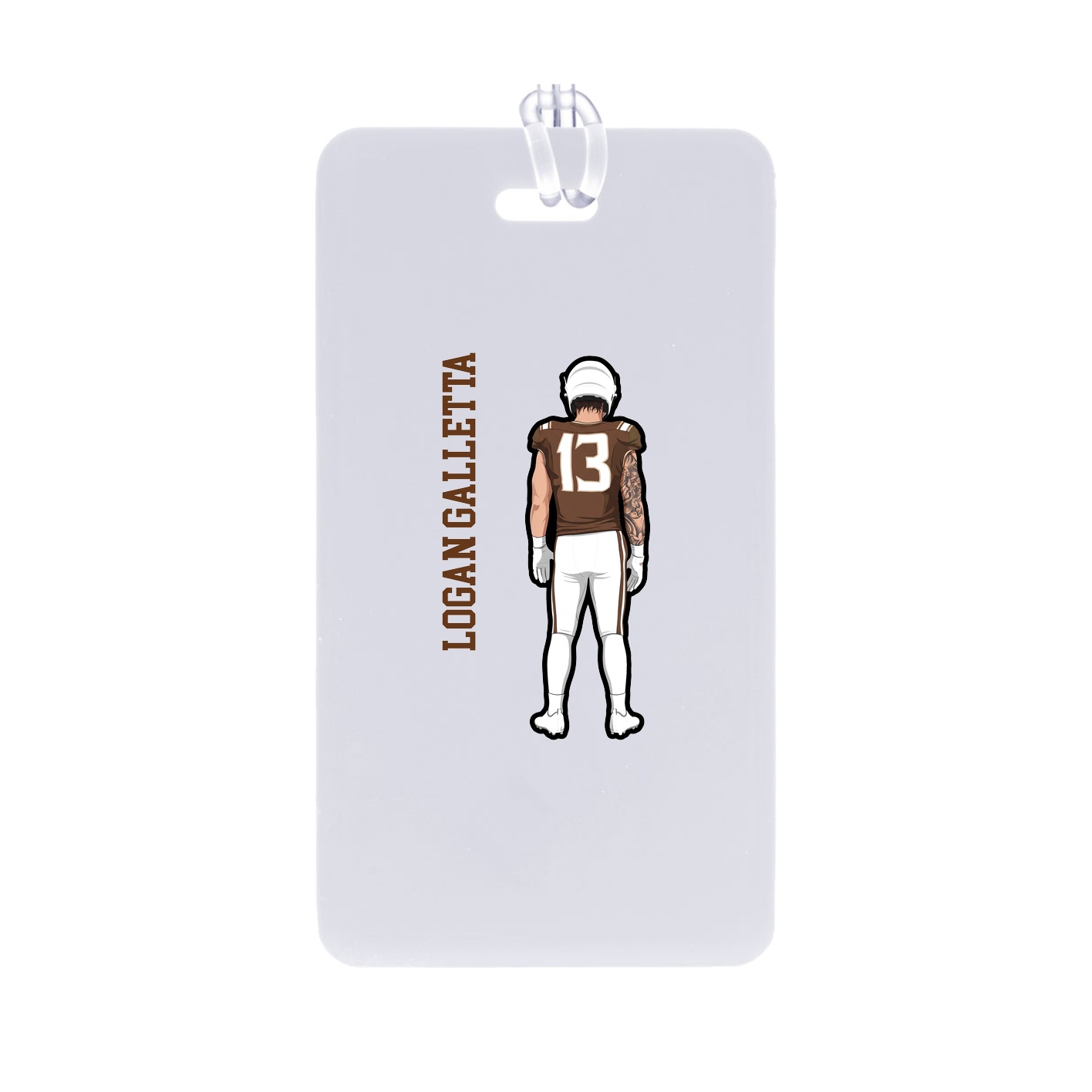 Bag Tag — Name Vertical in Classic
