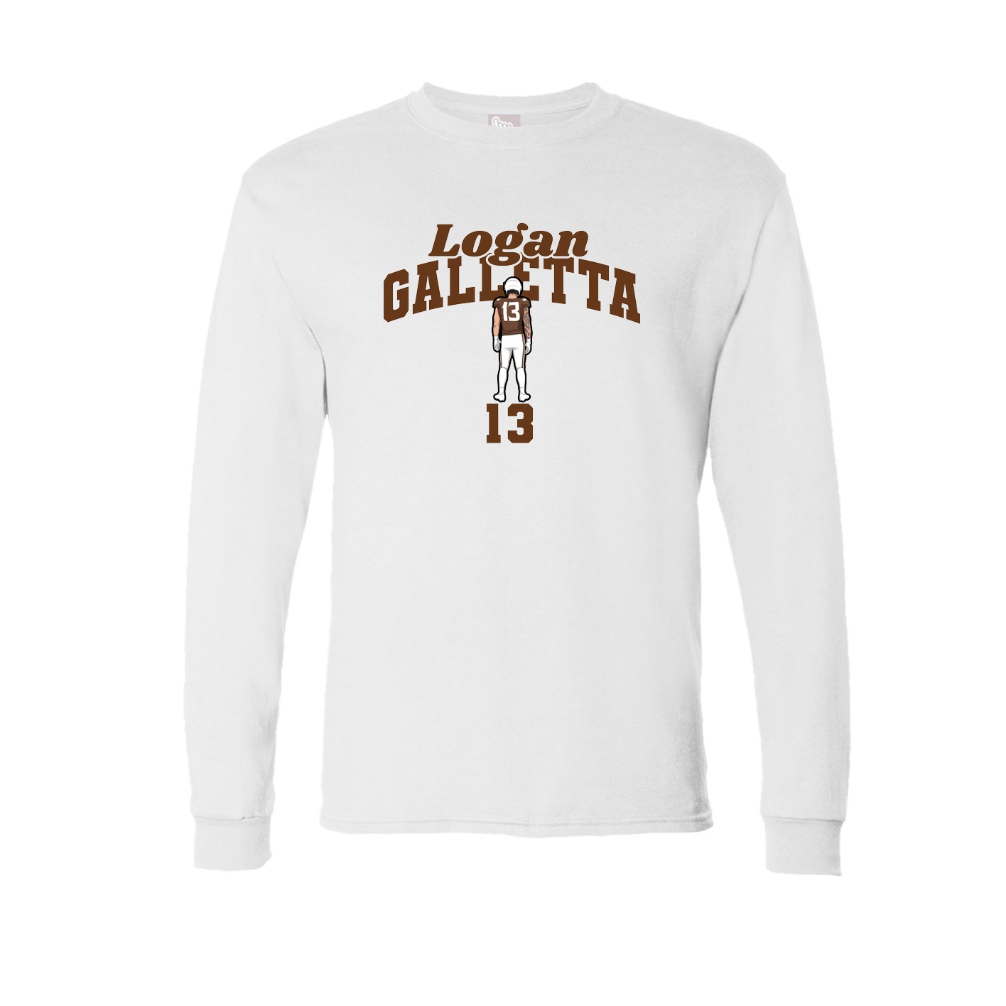 Long Sleeve Tee — Signature Arch in White