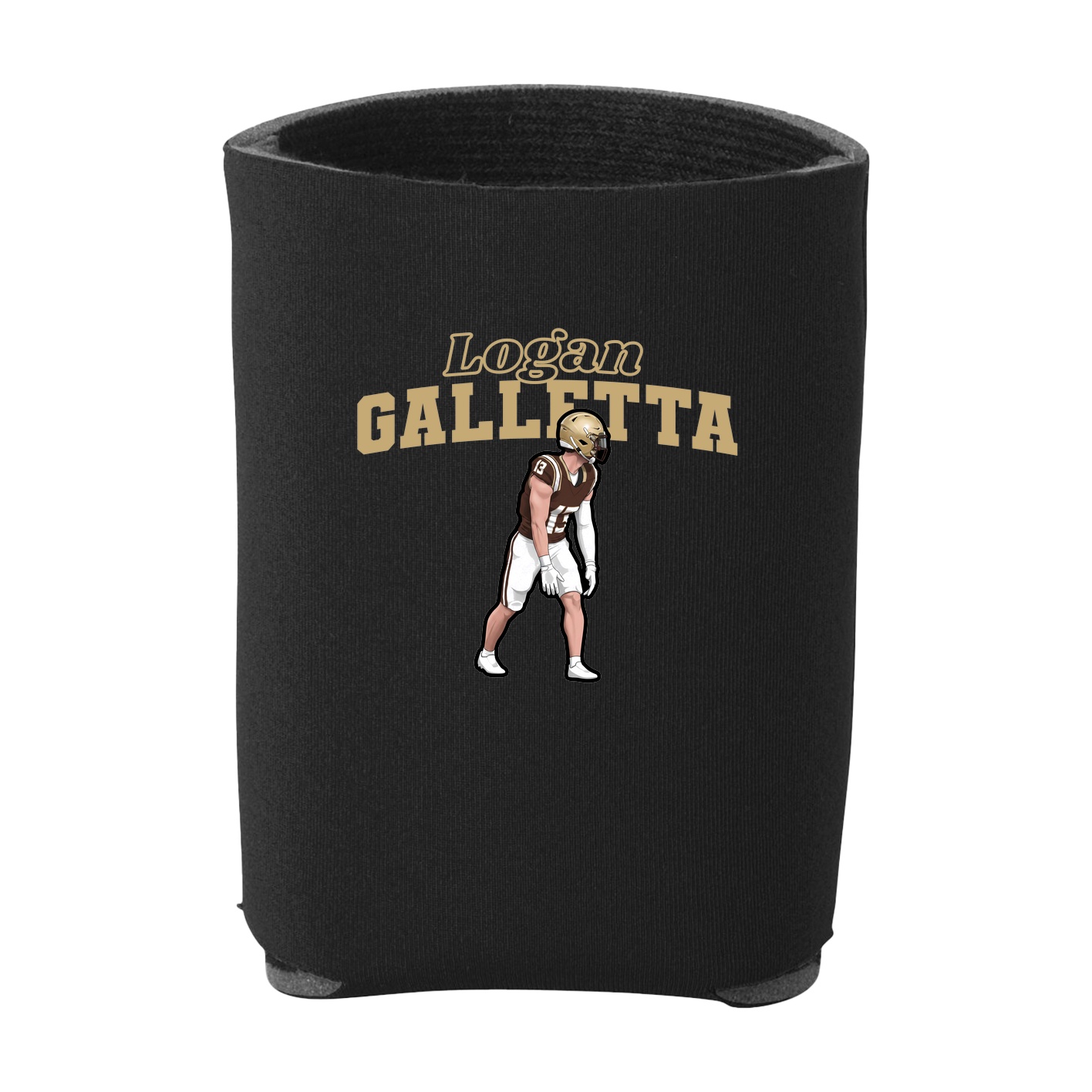 Can Holder — Name Arch in Black