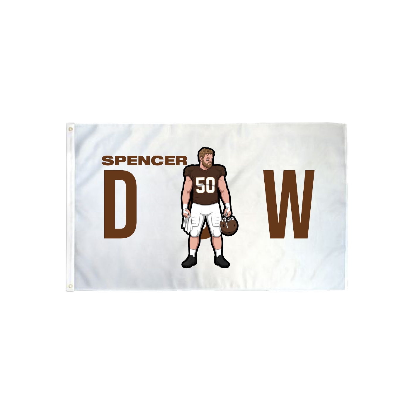 3x5 Flag — Player Name in Classic