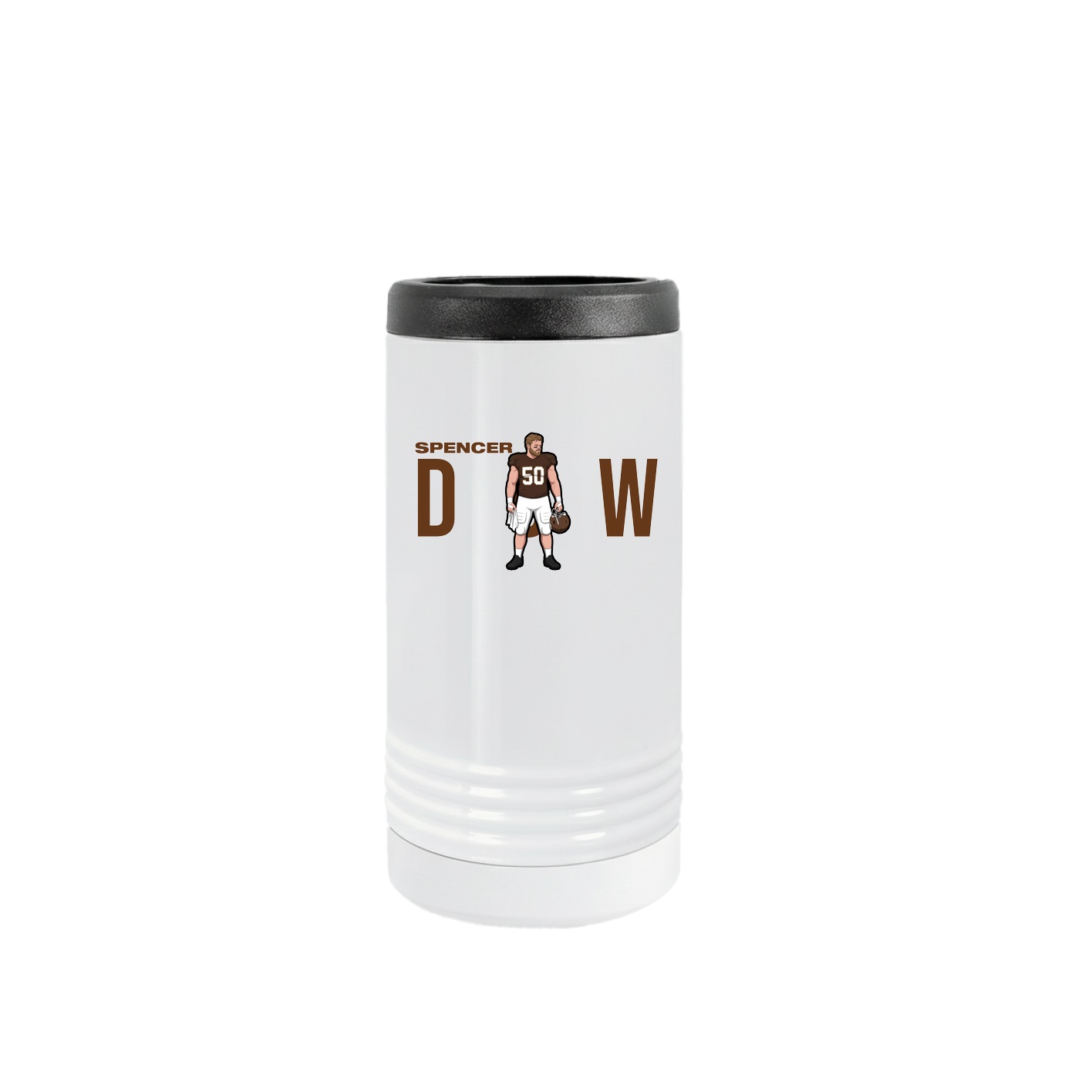Slim Beverage Holder — Player Name in White