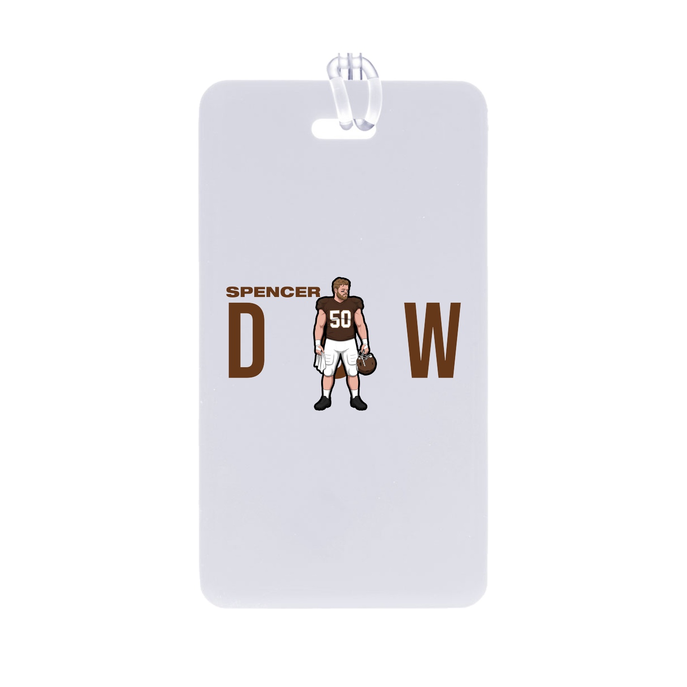 Bag Tag — Player Name in Classic