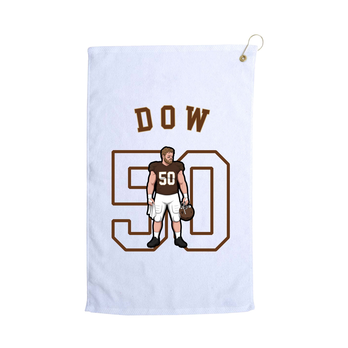 Golf Towel — Shirsey Arch in White