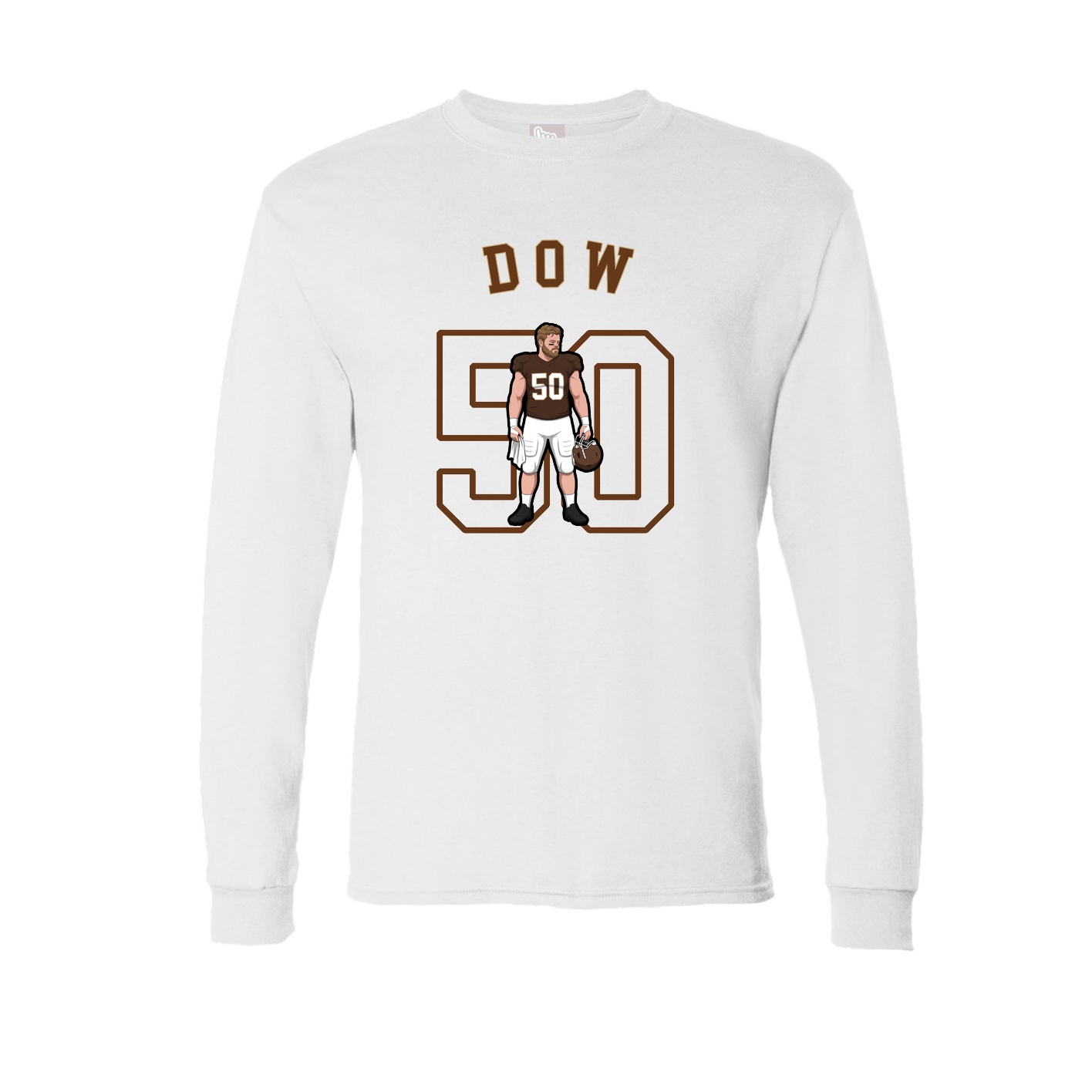 Long Sleeve Tee — Shirsey Arch in White