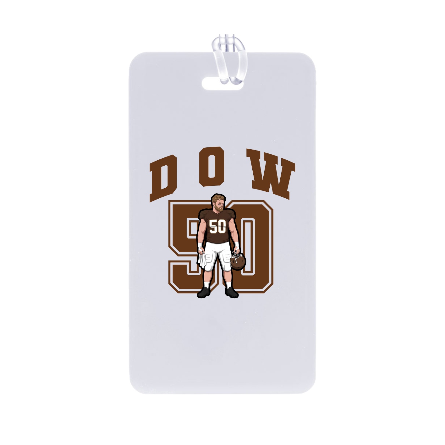 Bag Tag — Number in Classic