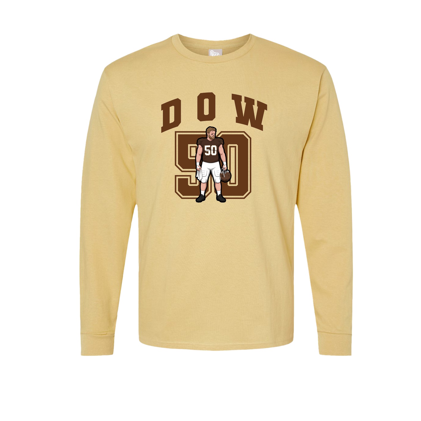 Long Sleeve Tee — Number in Vegas Gold