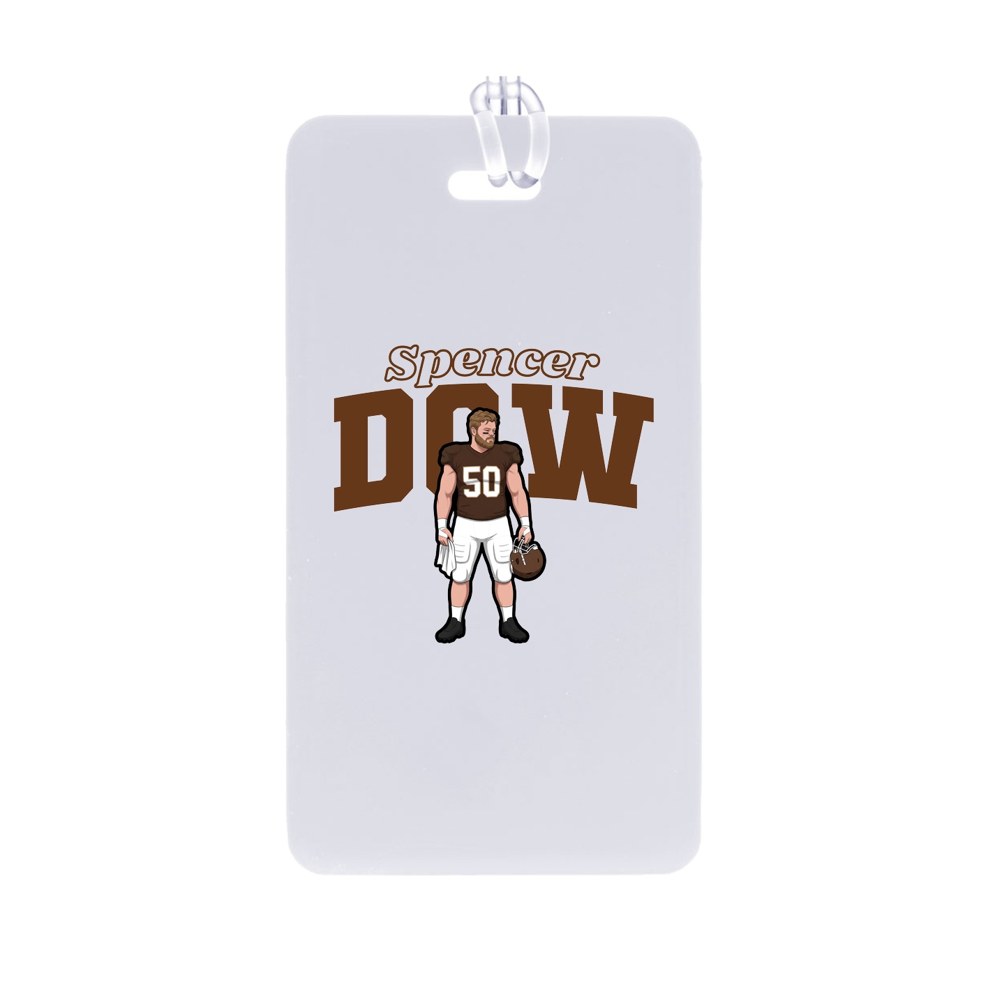 Bag Tag — Name Arch in Classic