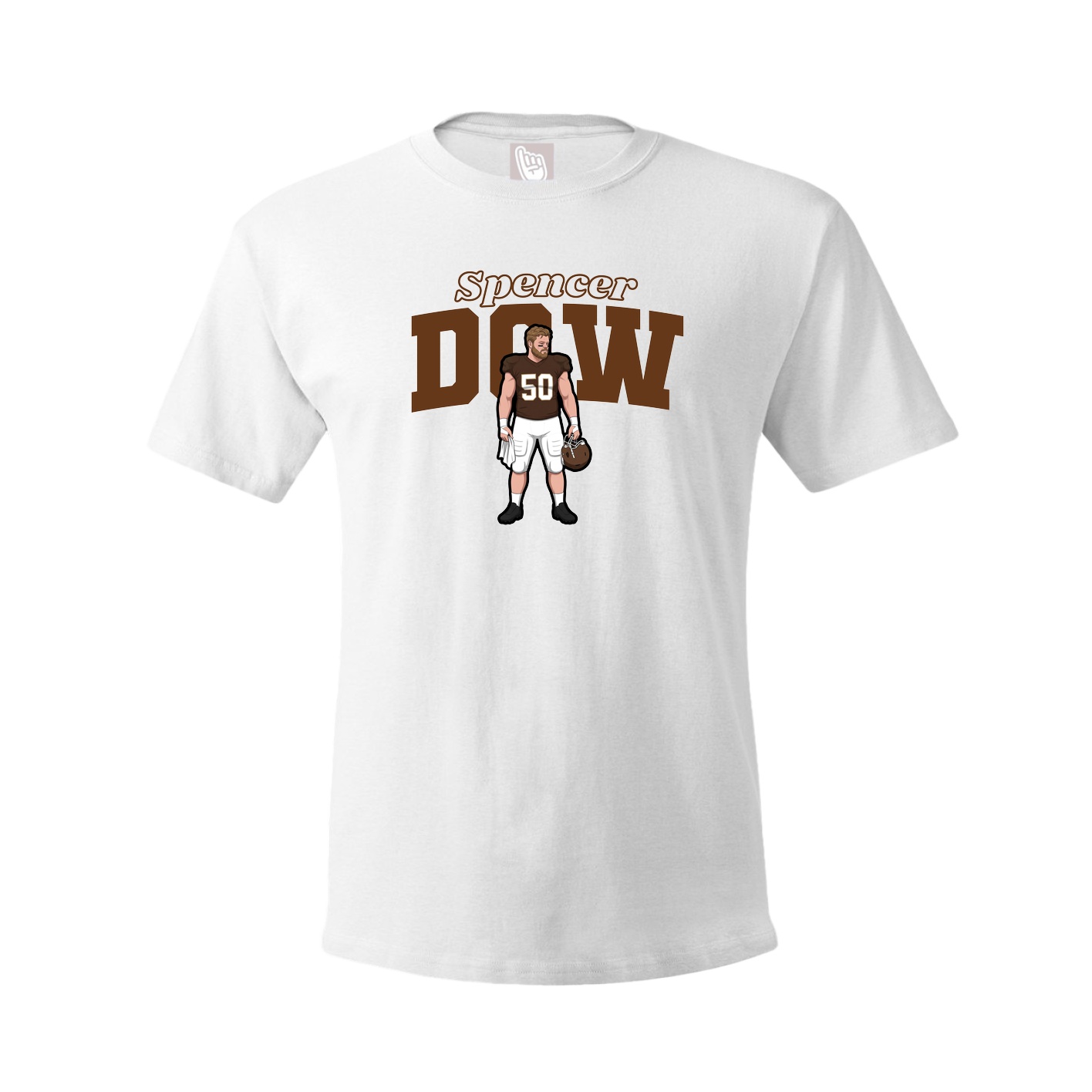 Tee — Name Arch in White