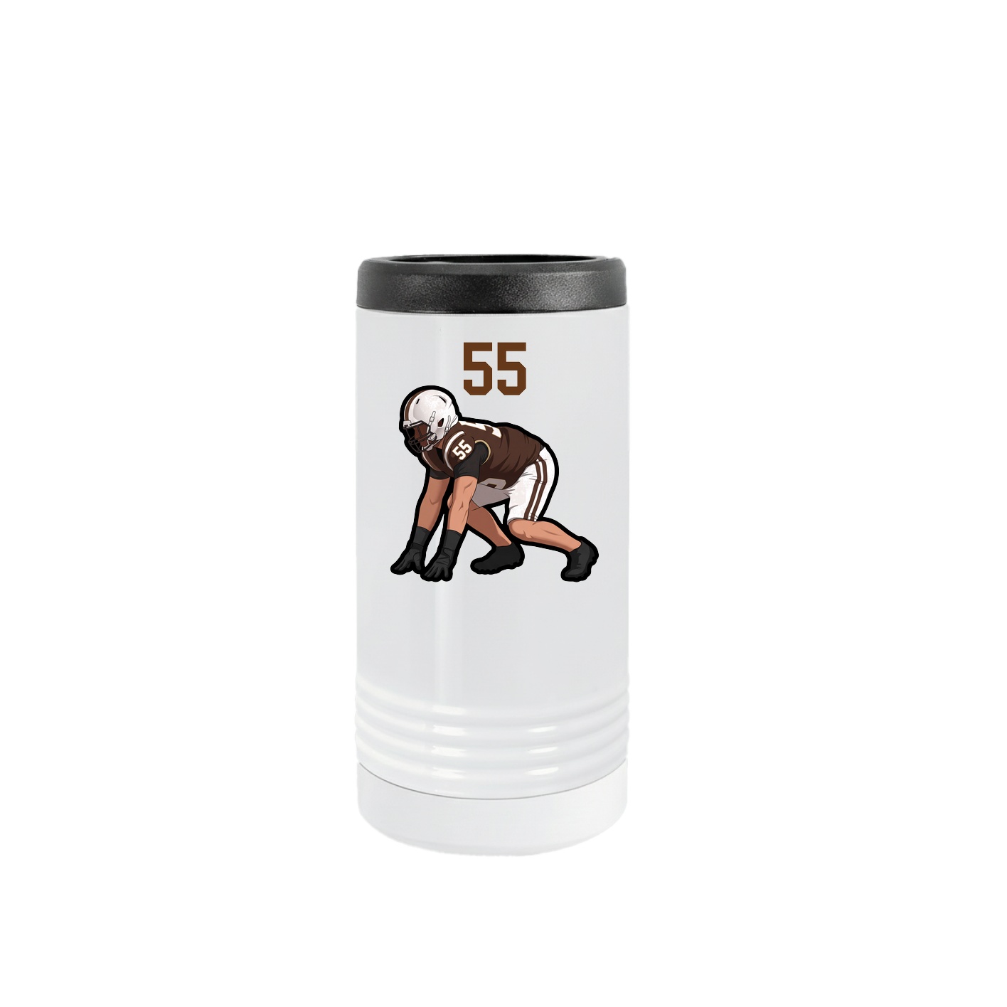 Slim Beverage Holder — Number Top in White