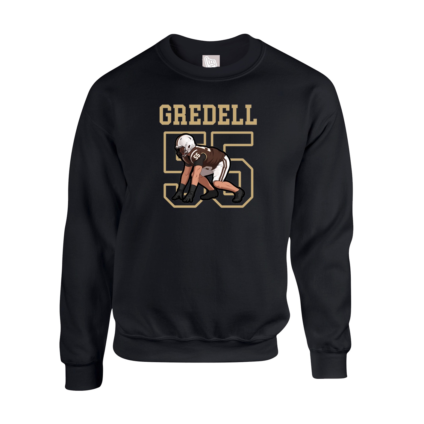 Fleece Crew — Shirsey in Black