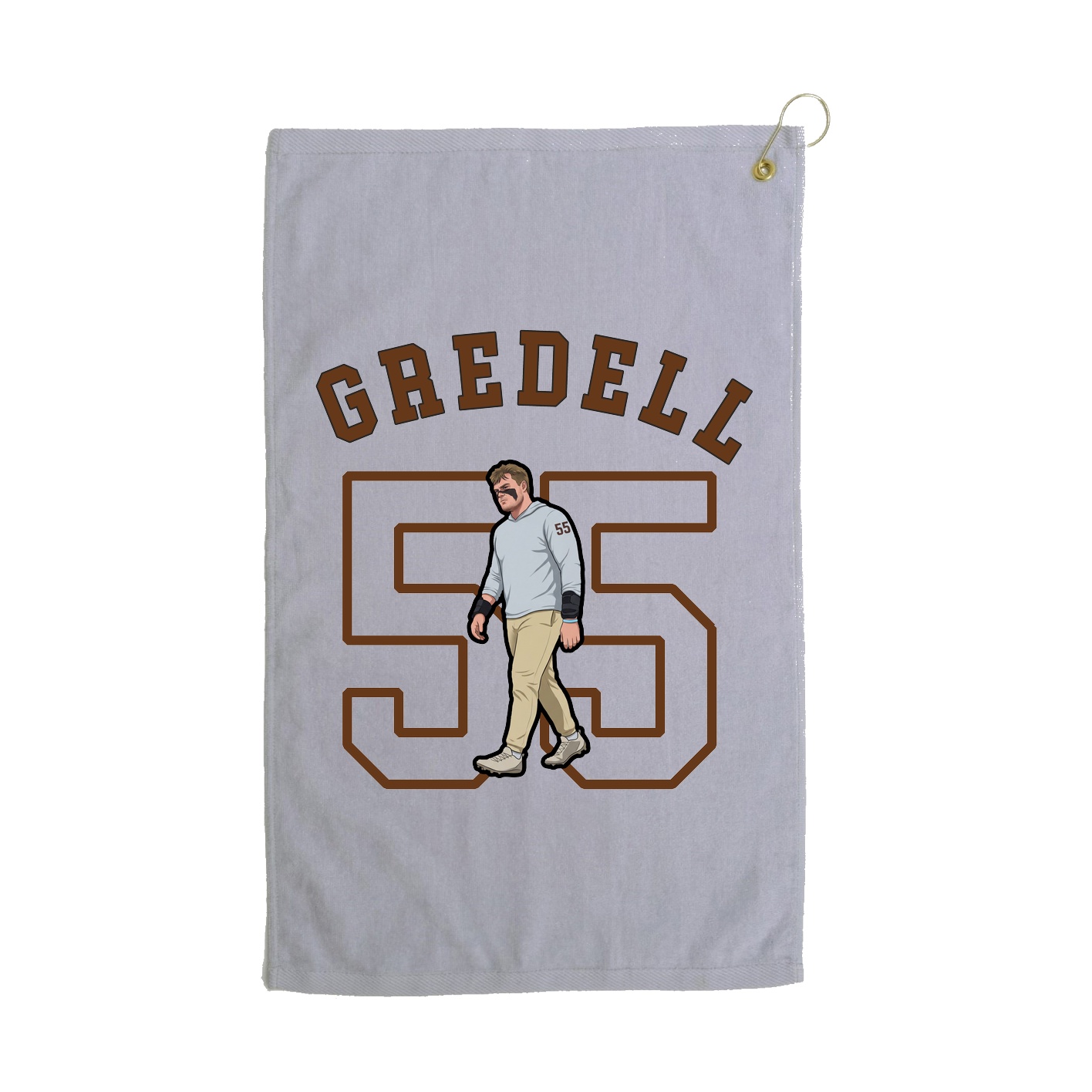 Golf Towel — Shirsey Arch in Grey