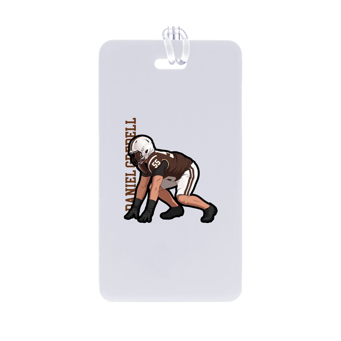 Bag Tag — Name Vertical in Classic