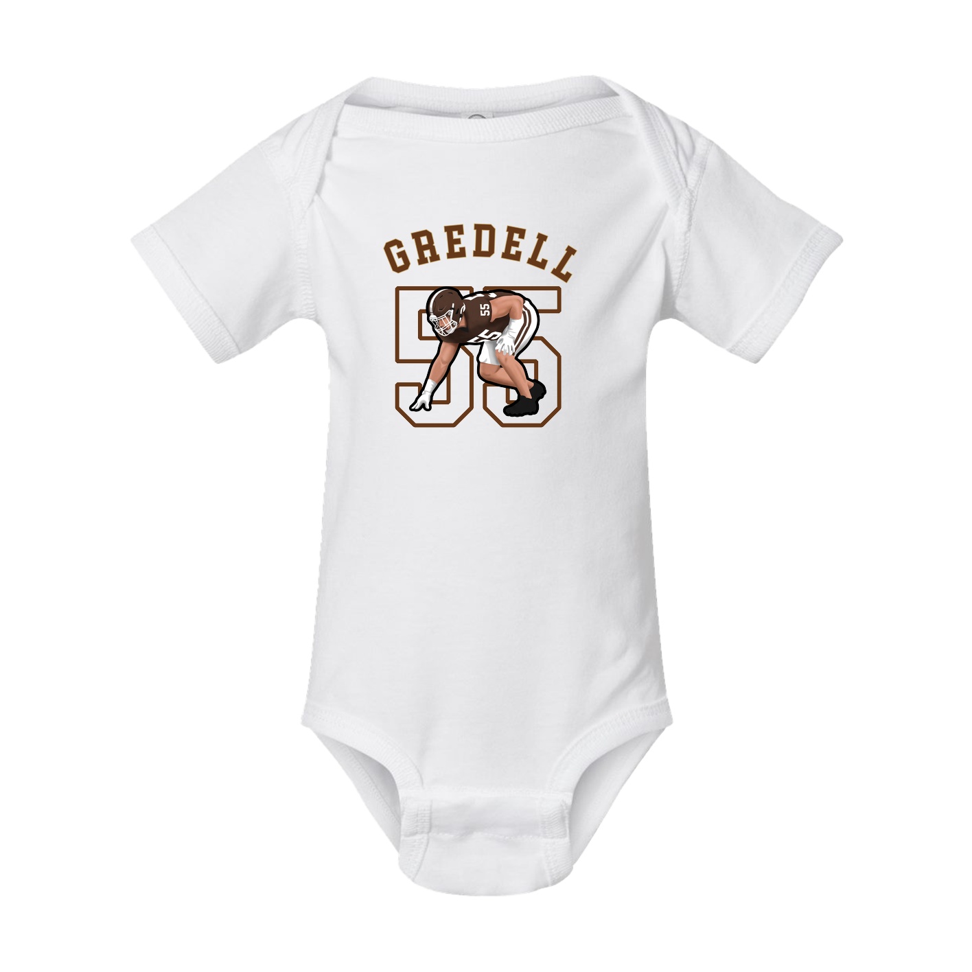 Baby Onesie — Shirsey Arch in White