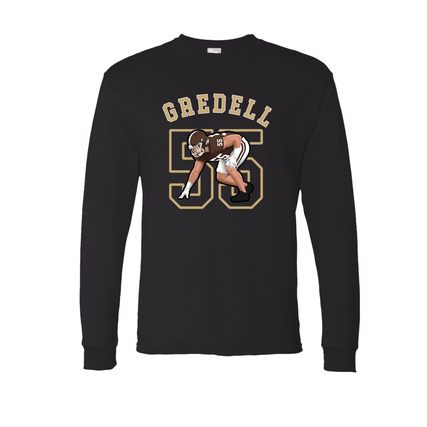 Long Sleeve Tee — Shirsey Arch in Black
