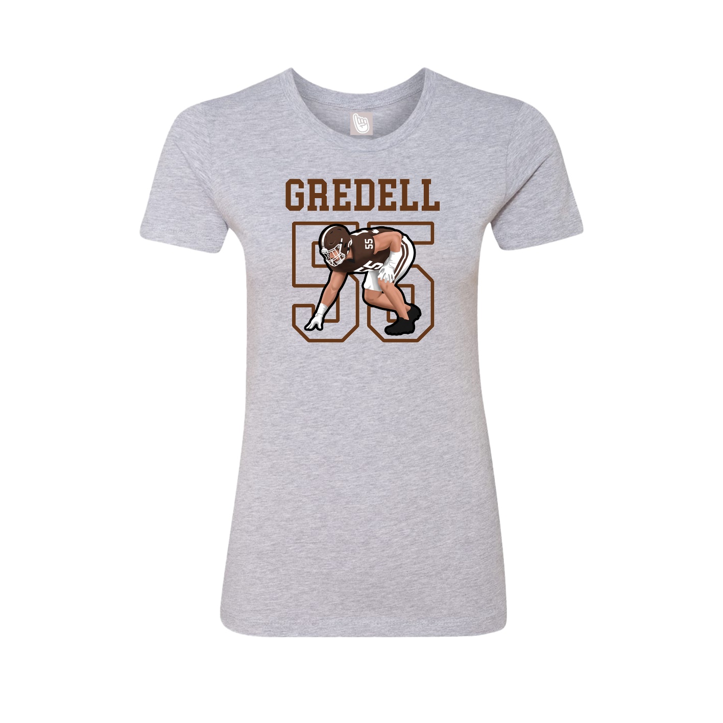 Fitted Women's Tee — Shirsey in Grey