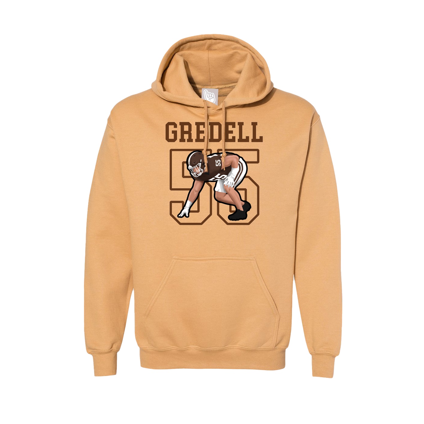 Hoodie — Shirsey in Vegas Gold