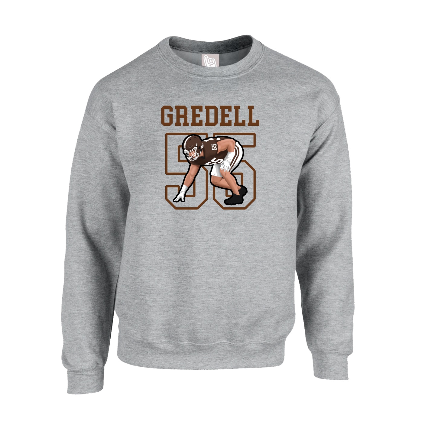 Fleece Crew — Shirsey in Grey
