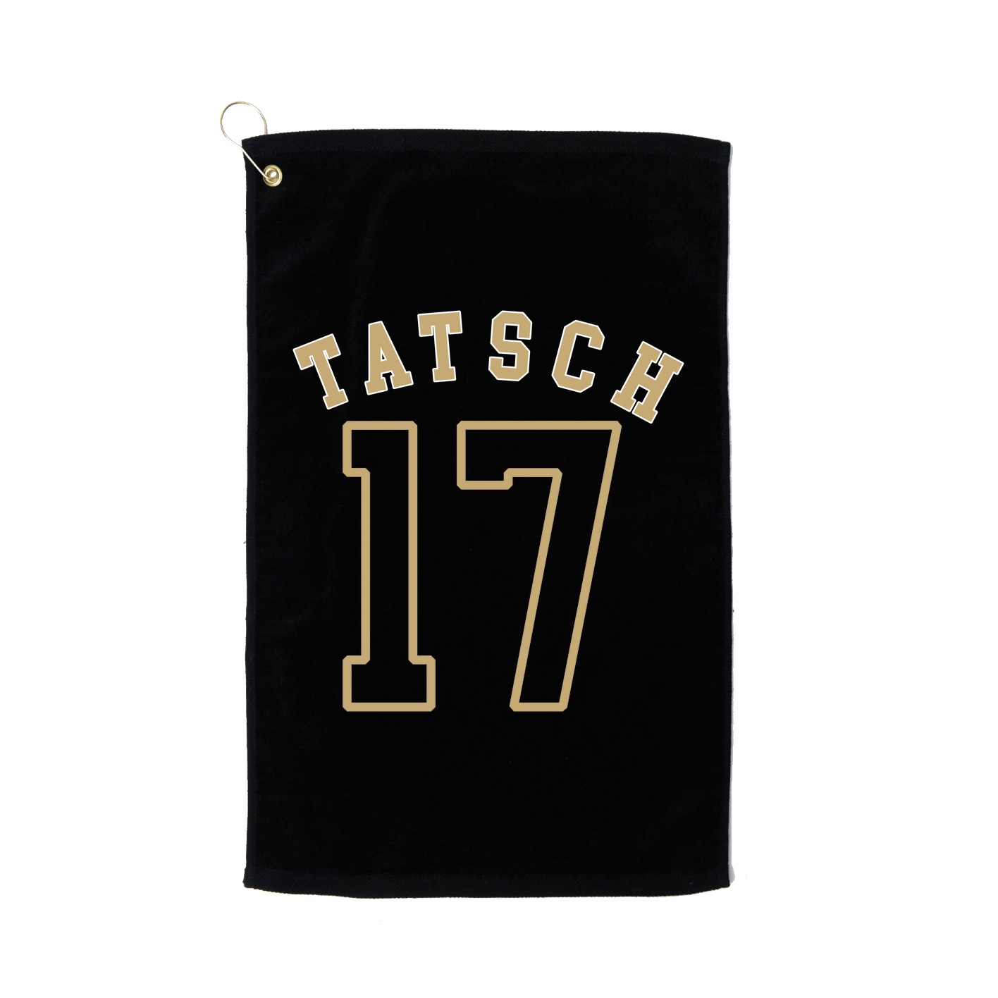 Golf Towel — Shirsey Arch in Black